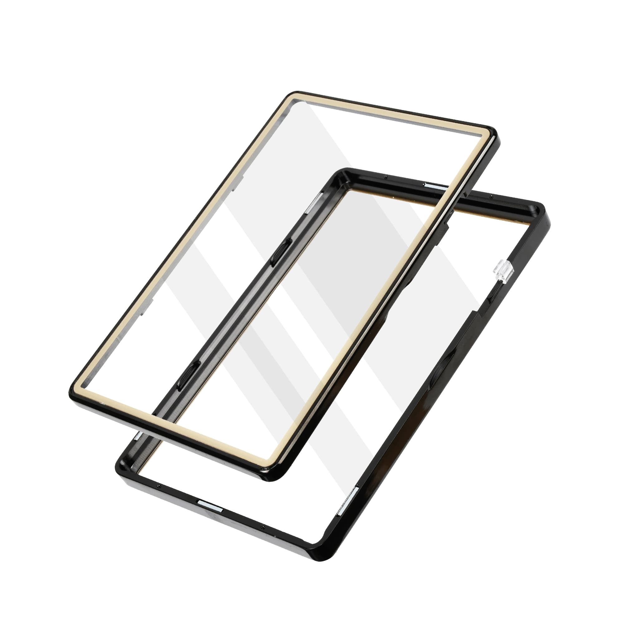 Standard BGS Slabmags Case - Metallic Black With Gold Glass Border