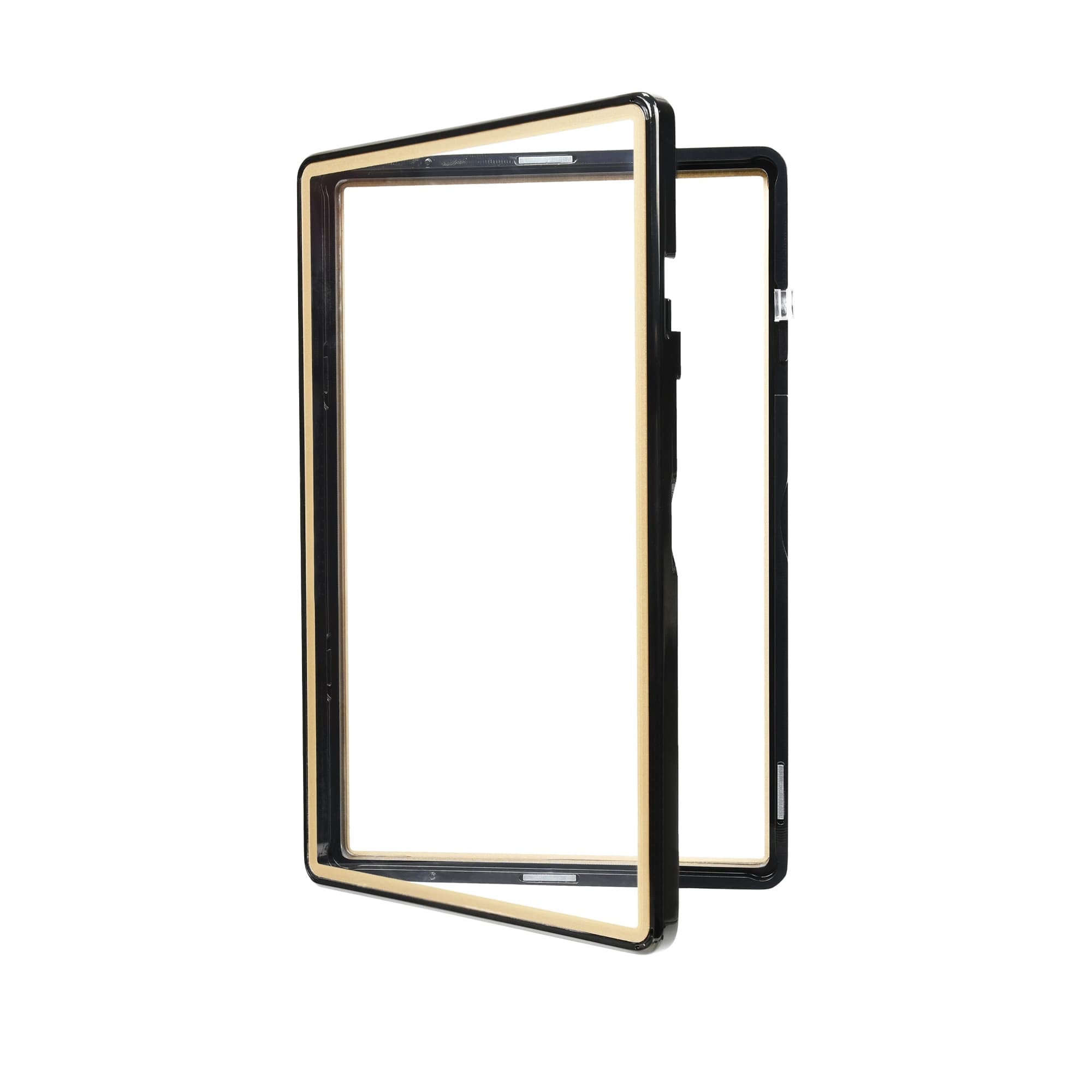 Standard BGS Slabmags Case - Metallic Black With Gold Glass Border
