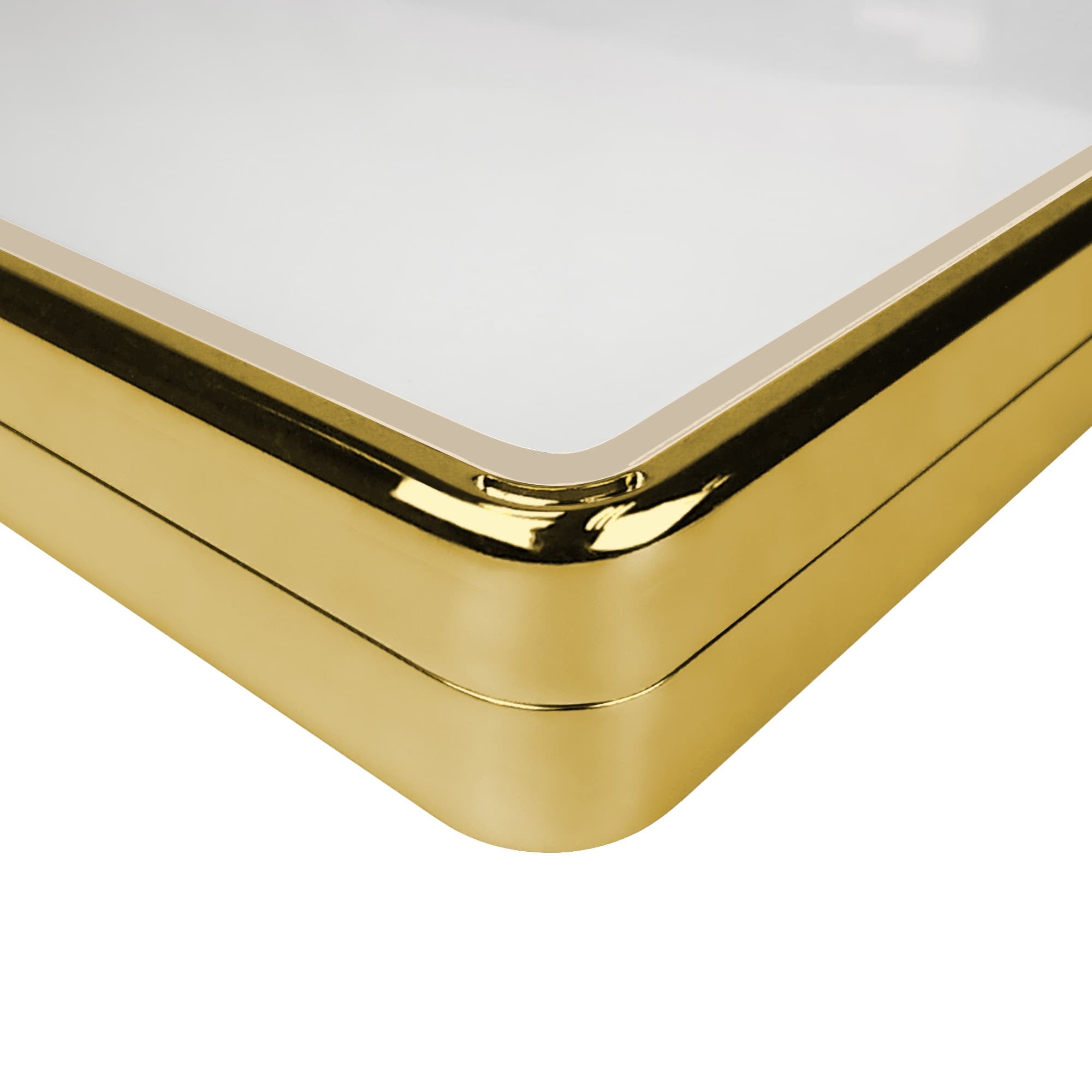 Standard BGS Slabmags Case - Metallic Gold With Gold Glass Border