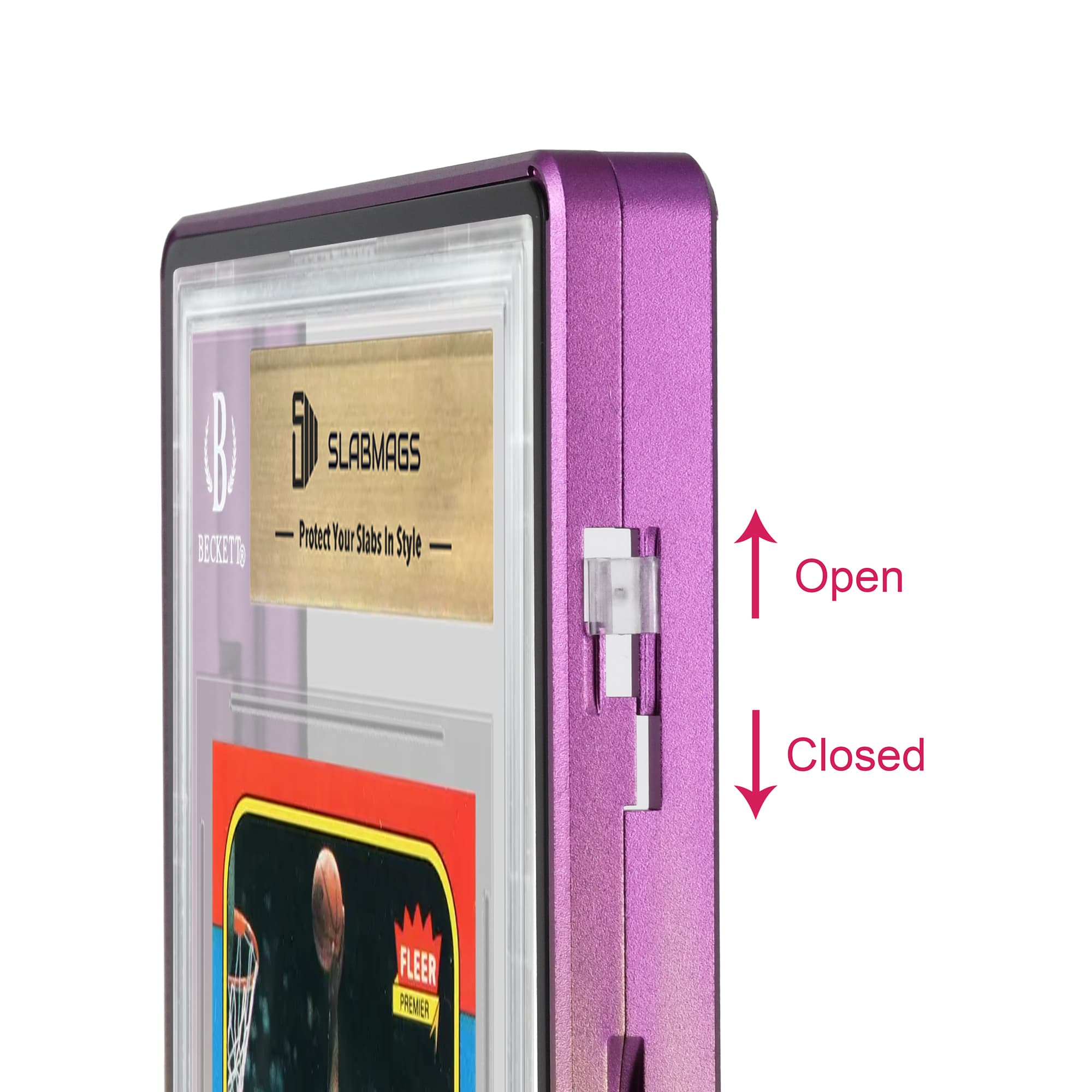 Gradient Series Standard BGS Slabmags Case - Top Purple Bottom Gold