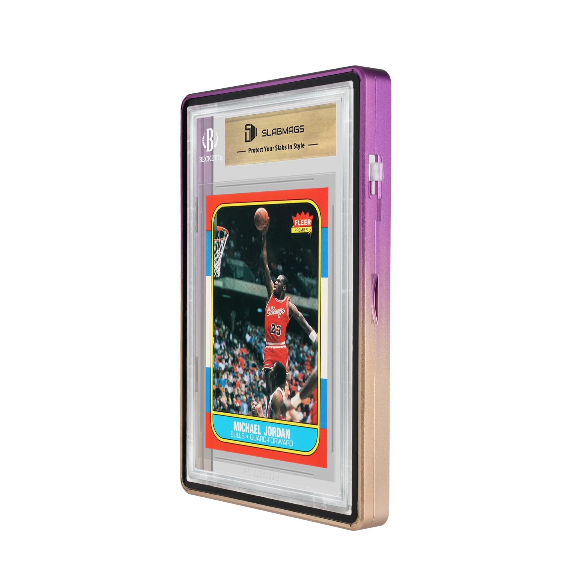 Gradient Series Standard BGS Slabmags Case - Top Purple Bottom Gold