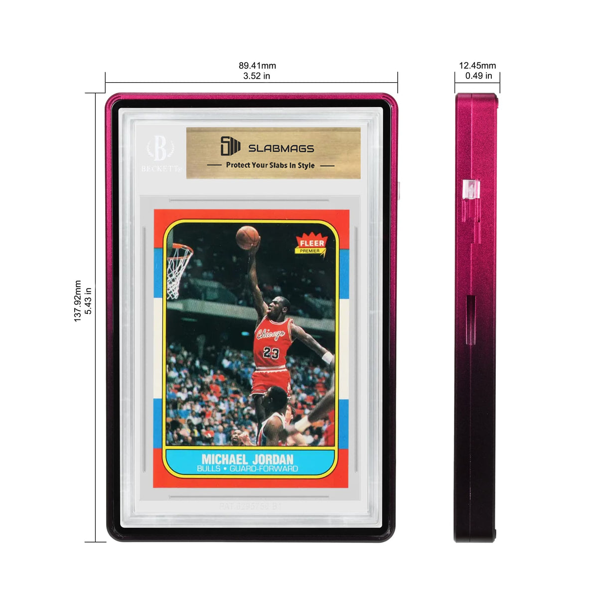 Gradient Series Standard BGS Slabmags Case - Top Red Bottom Black