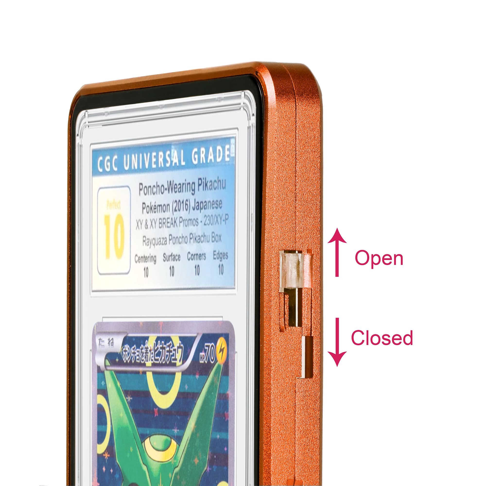 Standard CGC Slabmags Case - Matte Orange