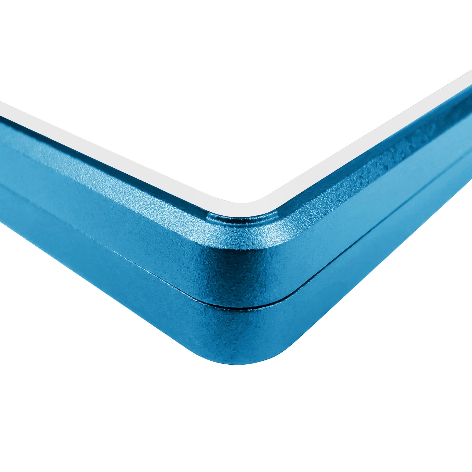 Color Glass Series Standard PSA Slabmags Case - Matte Aqua Blue With White Glass Border