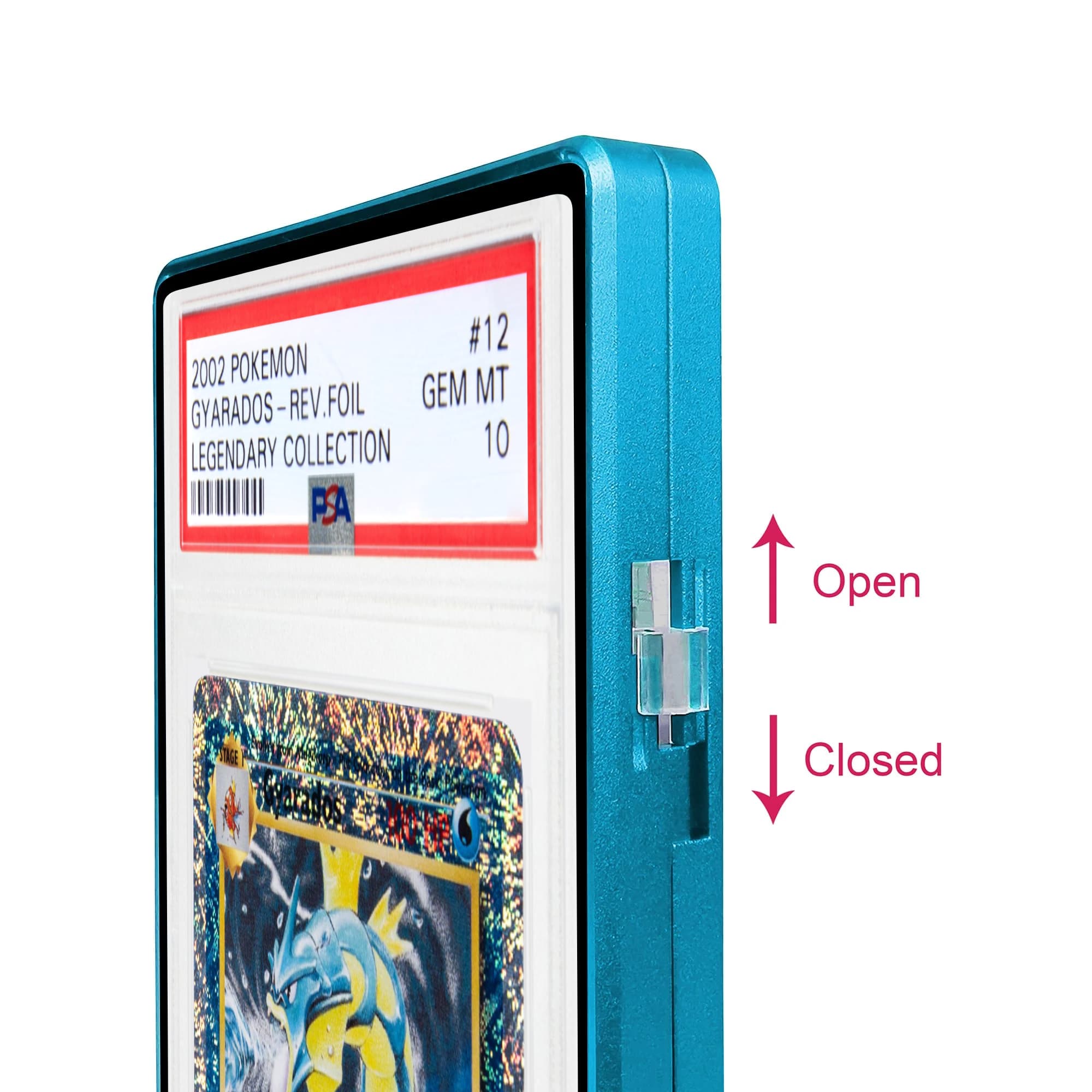 Standard PSA Slabmags Case - Matte Aqua Blue(Compatible With Standard CGC, CSG & AGS Slabs)