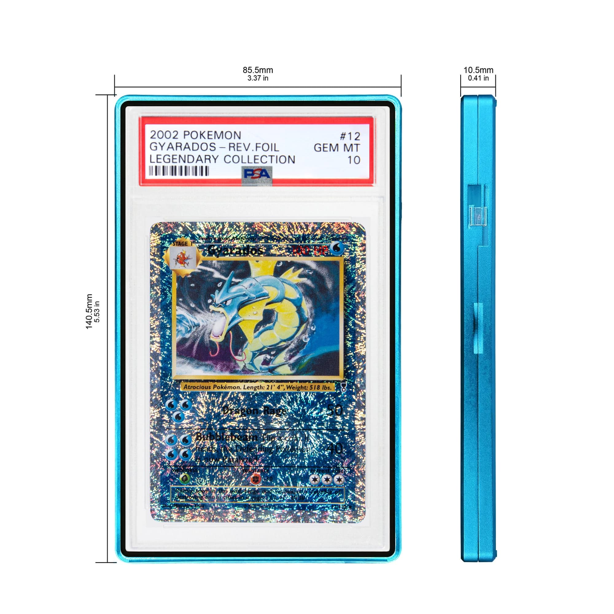 Standard PSA Slabmags Case - Matte Aqua Blue(Compatible With Standard CGC, CSG & AGS Slabs)
