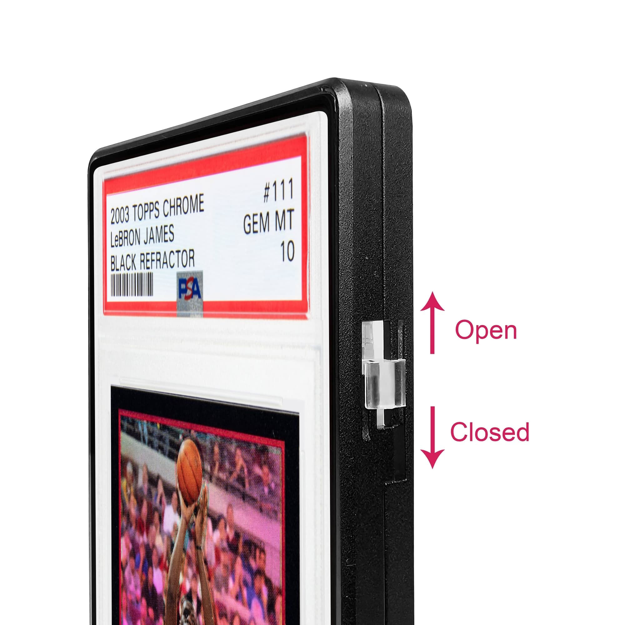 Standard PSA Slabmags Case - Matte Black(Compatible With Standard CGC, CSG & AGS Slabs)