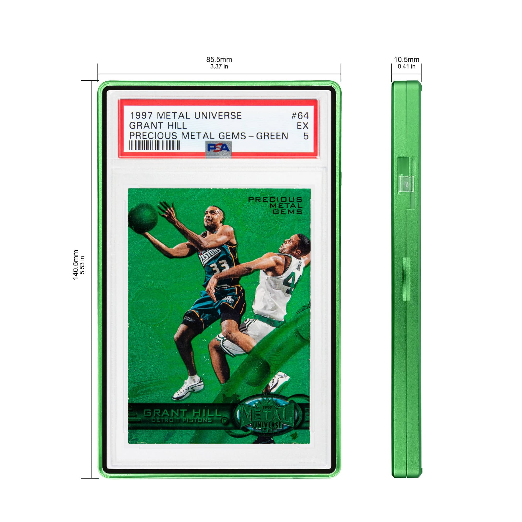 Standard PSA Slabmags Case - Matte Green(Compatible With Standard CGC, CSG & AGS Slabs)