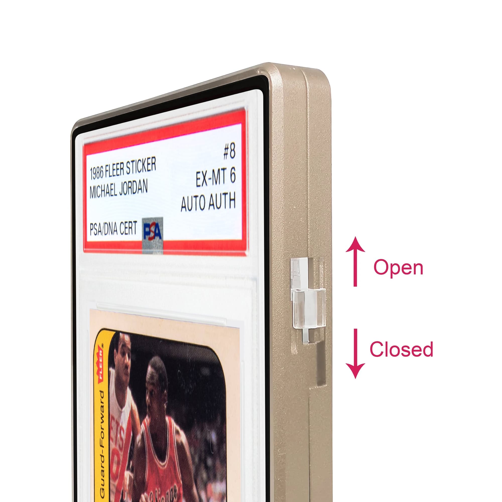 Standard PSA Slabmags Case - Matte Gold(Compatible With Standard CGC, CSG & AGS Slabs)