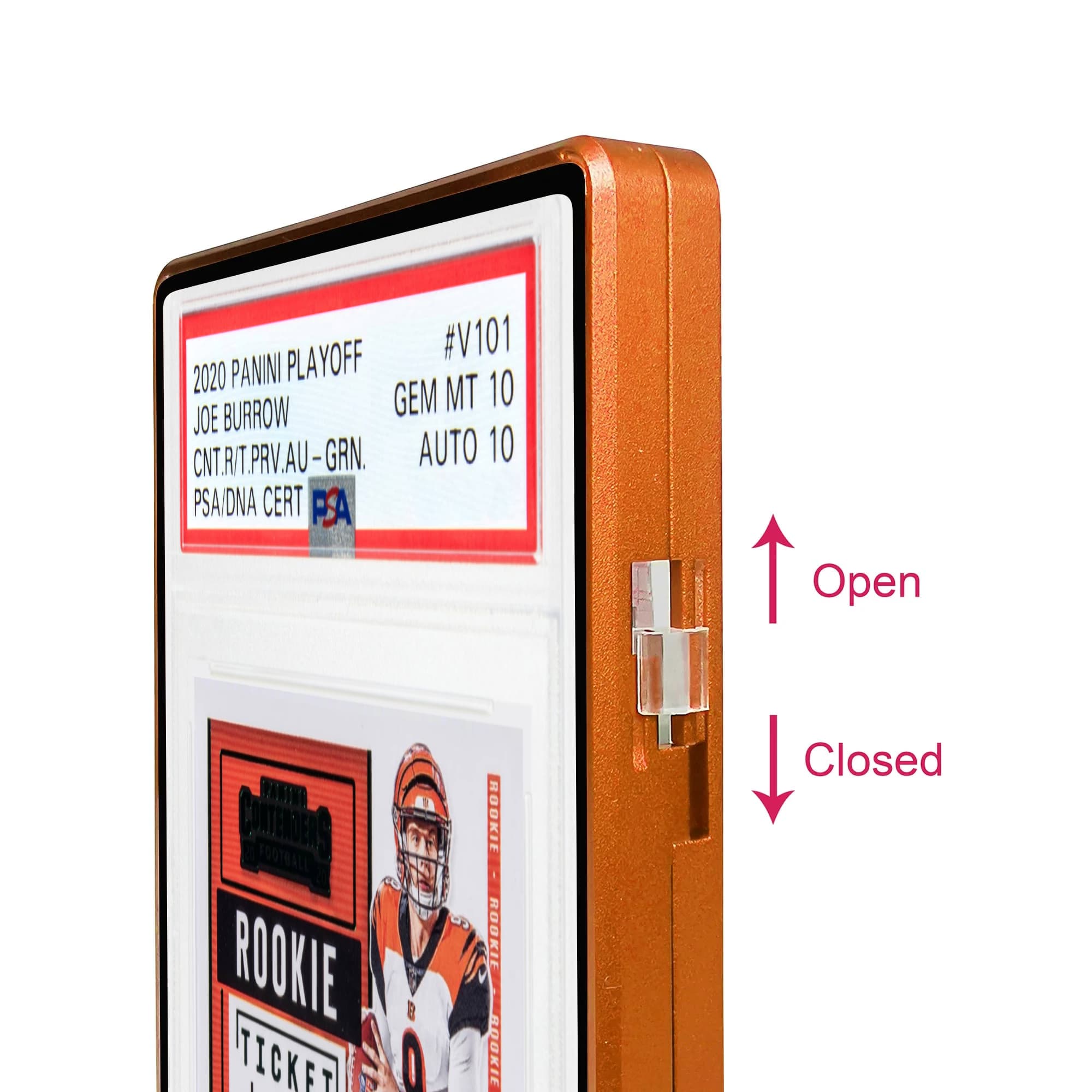 Standard PSA Slabmags Case - Matte Orange(Compatible With Standard CGC, CSG & AGS Slabs)