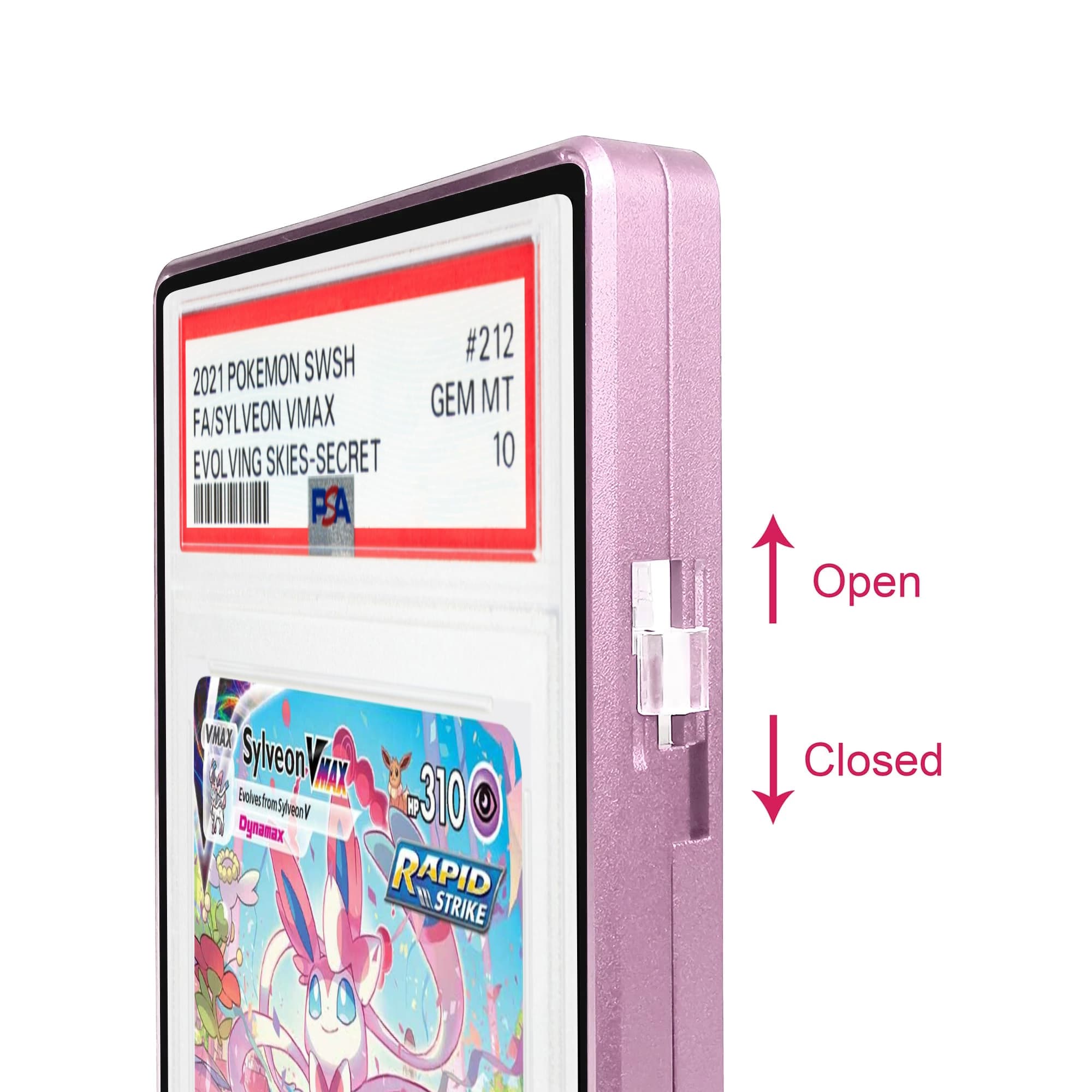Standard PSA Slabmags Case - Matte Pink(Compatible With Standard CGC, CSG & AGS Slabs)