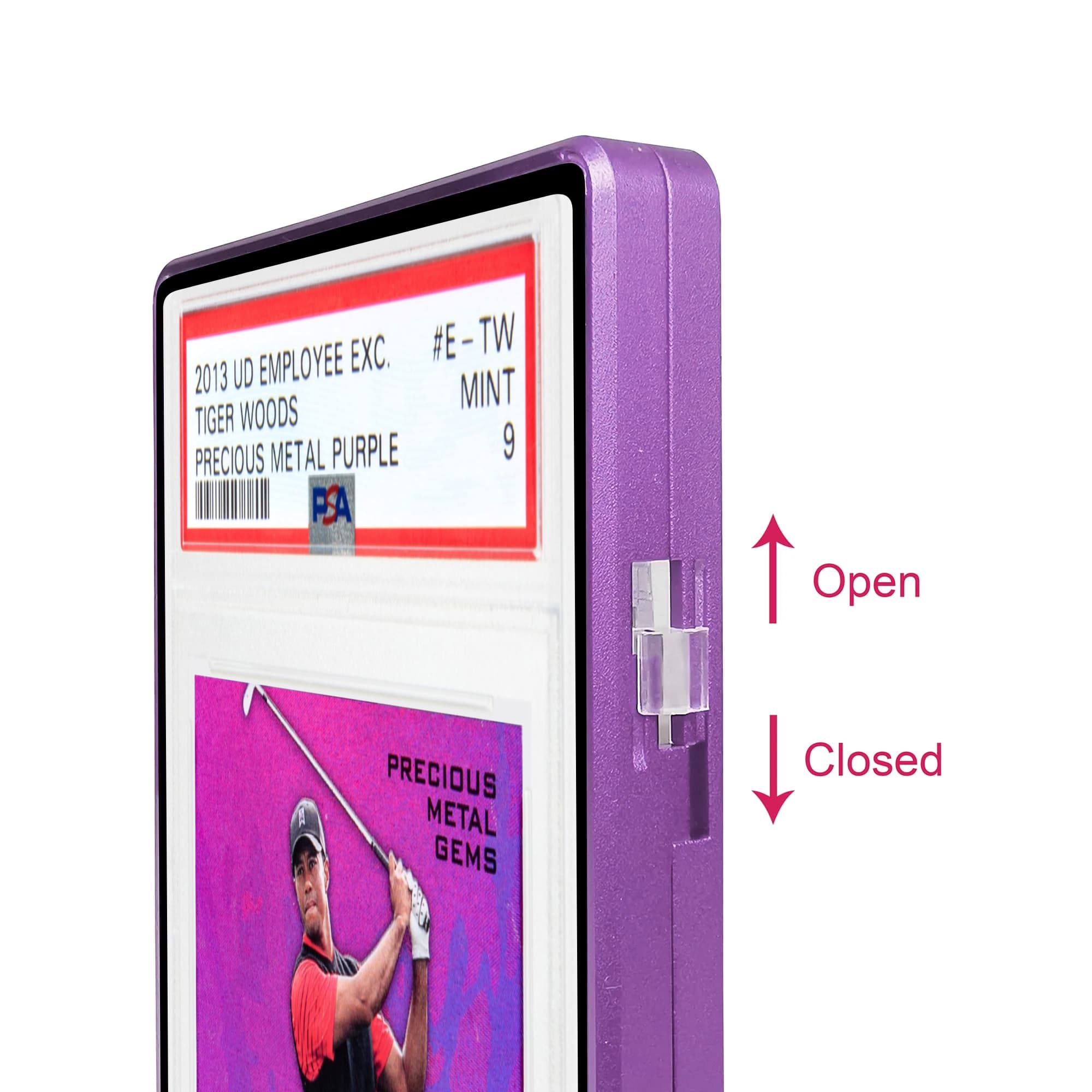 Standard PSA Slabmags Case - Matte Purple(Compatible With Standard CGC, CSG & AGS Slabs)