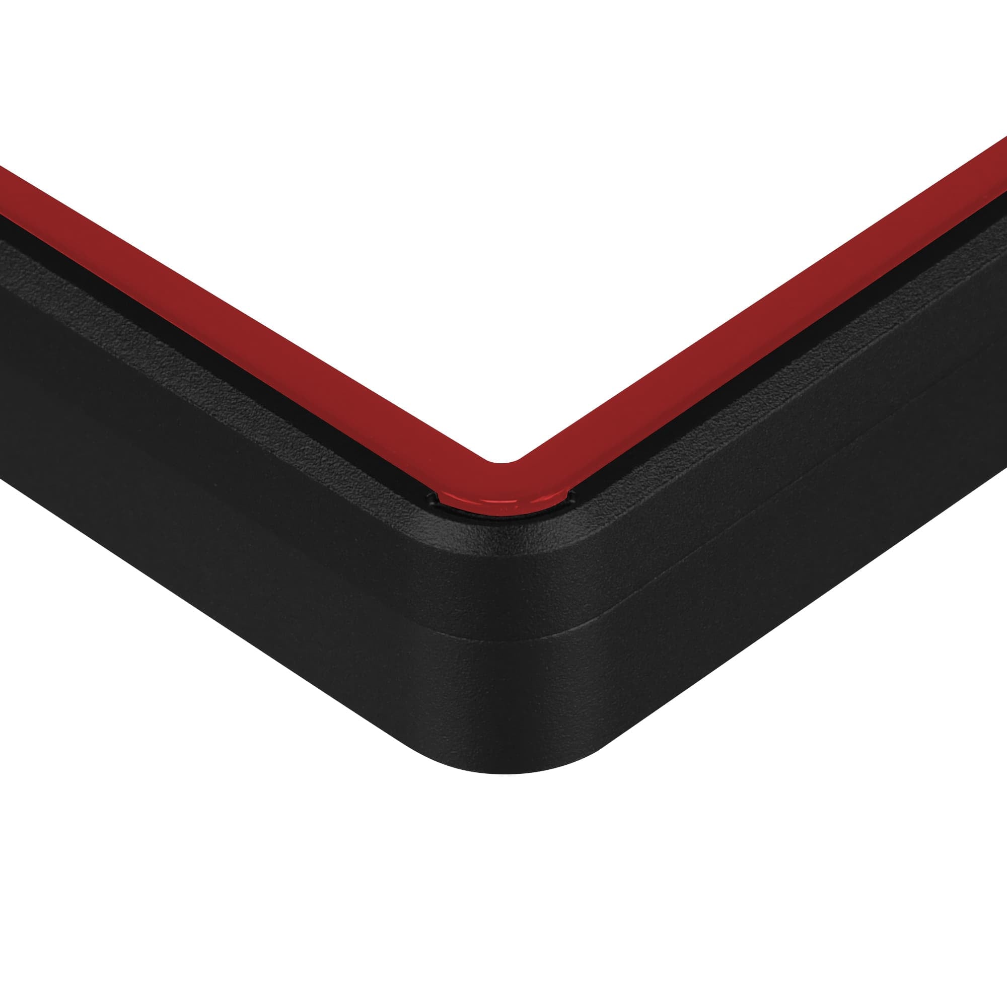 Thick PSA Slabmags Case - Matte Black With Red Glass Border