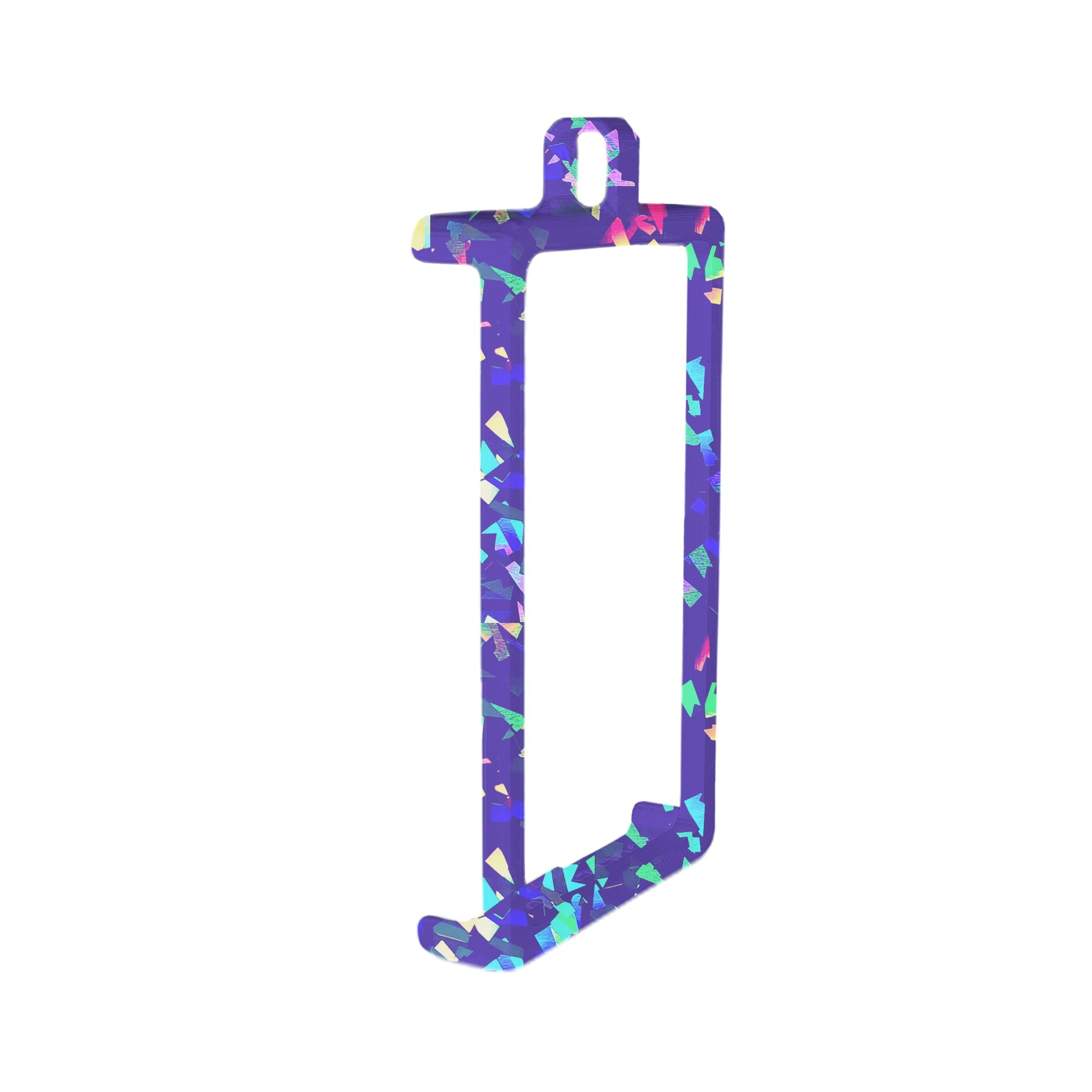 Chain Adapter For PSA Thick Slabmags Case - Cracked Ice Purple