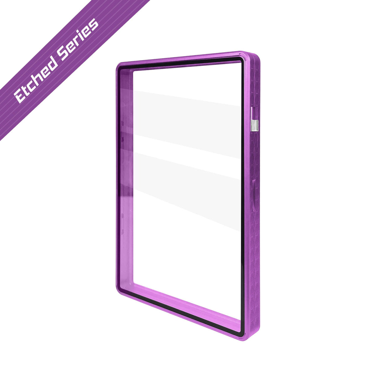 Etched Series Thick PSA Slabmags Case - Snakeskin Purple