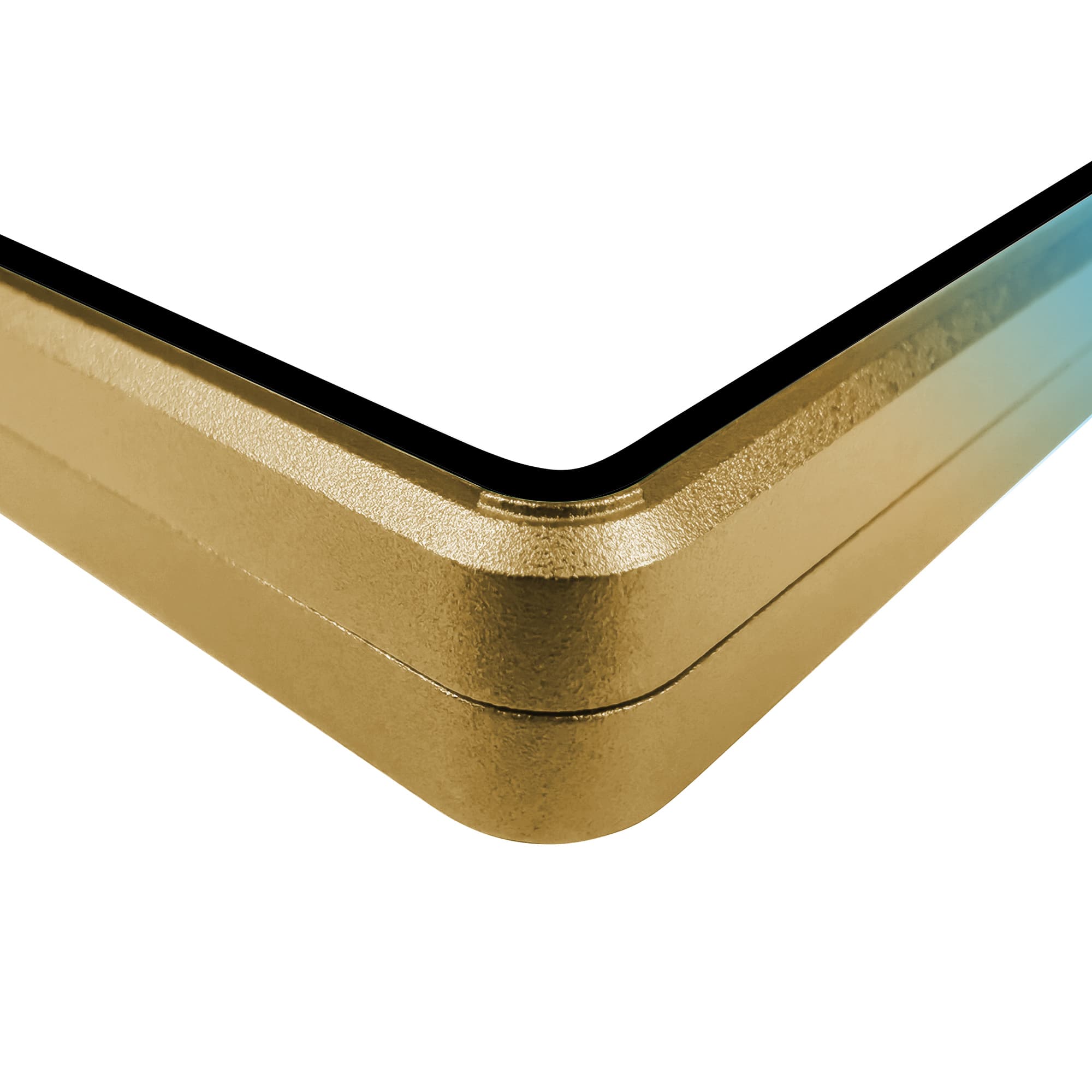 Gradient Series Standard PSA Slabmags Case - Top Aqua Blue, Bottom Yellow