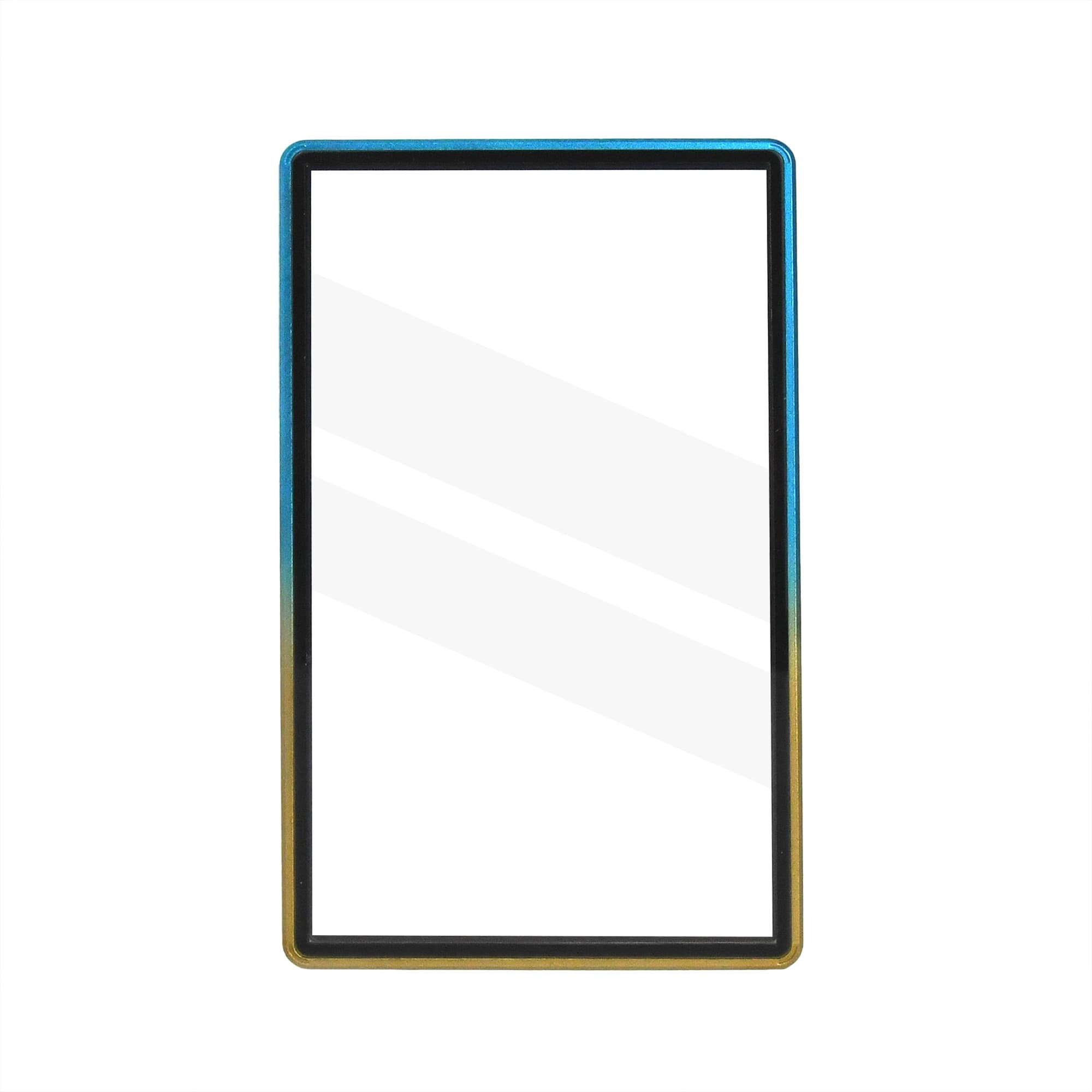 Gradient Series Standard PSA Slabmags Case - Top Aqua Blue, Bottom Yellow