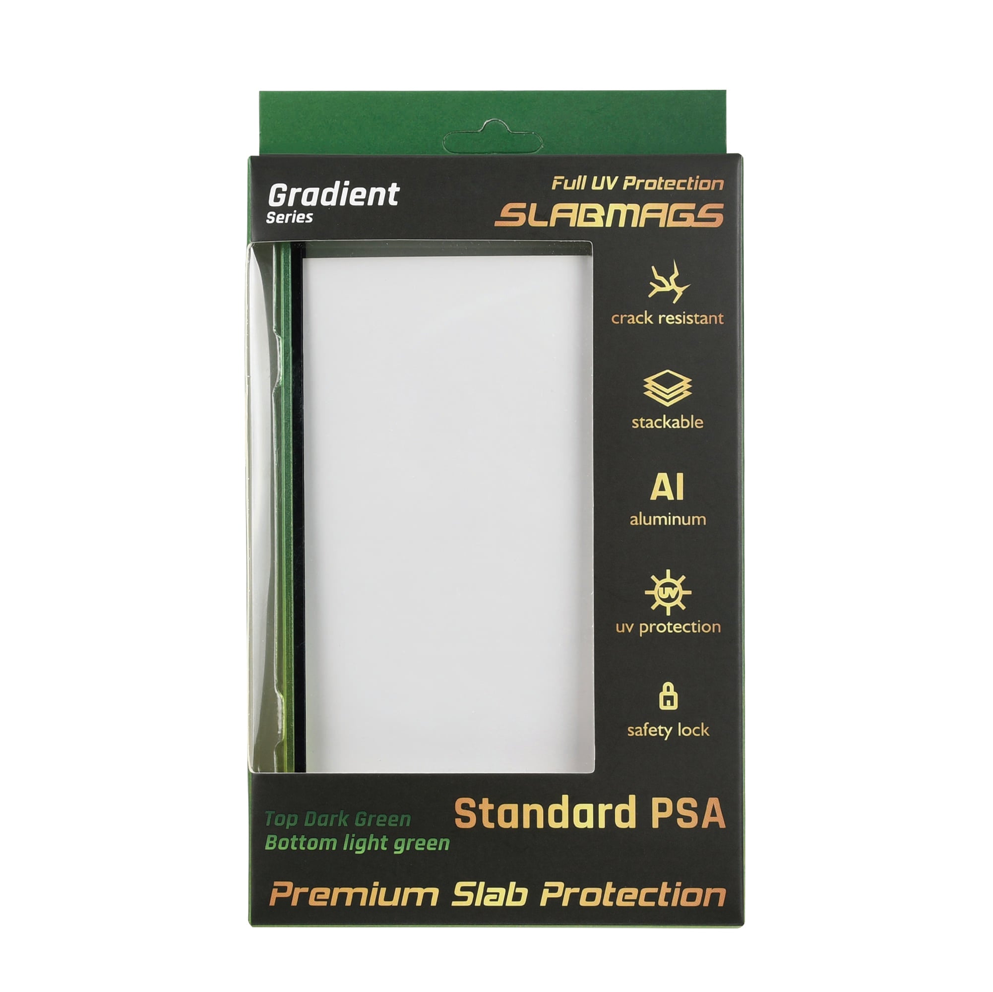 Gradient Series Standard PSA Slabmags Case - Top Dark Green, Bottom Light Green