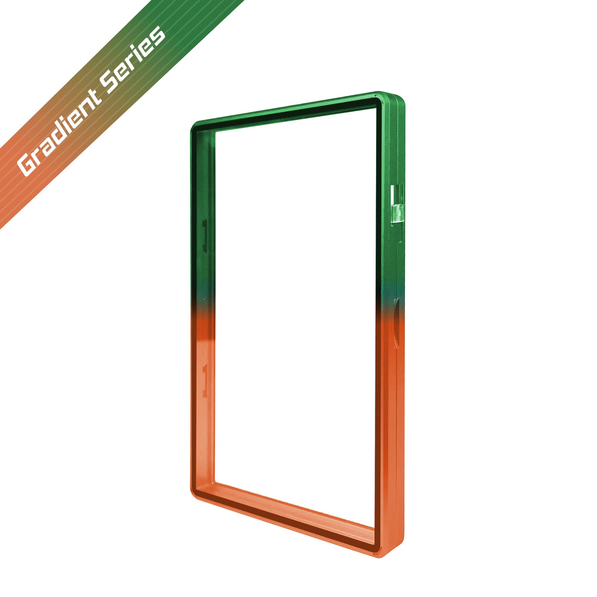 Gradient Series Standard PSA Slabmags Case - Top Green, Bottom Orange