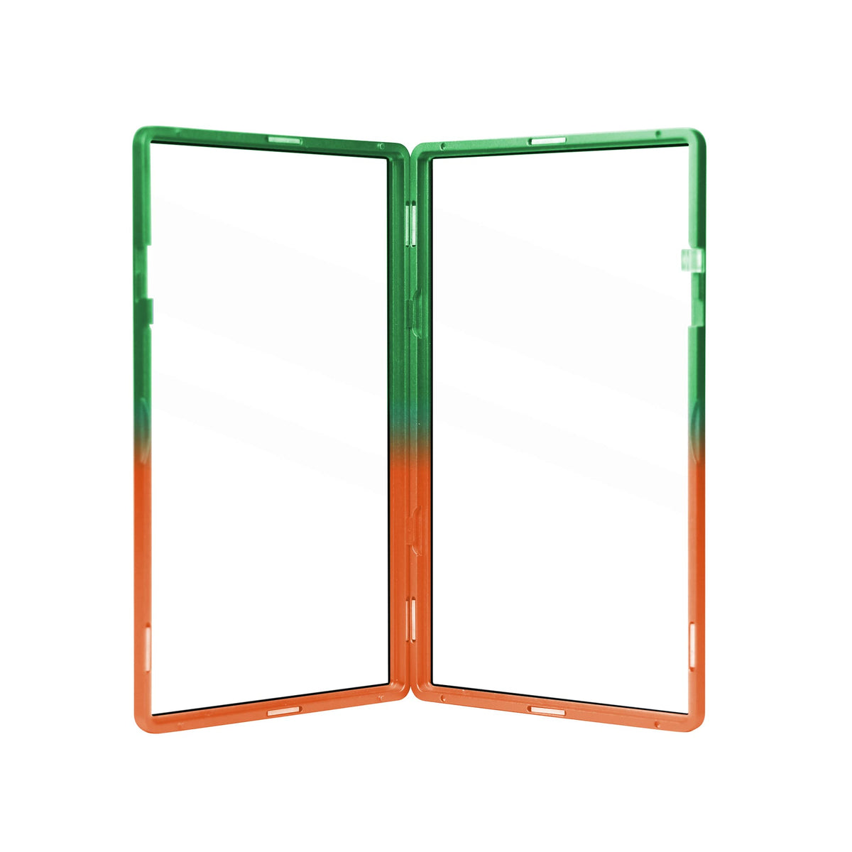 Gradient Series Standard PSA Slabmags Case - Top Green, Bottom Orange
