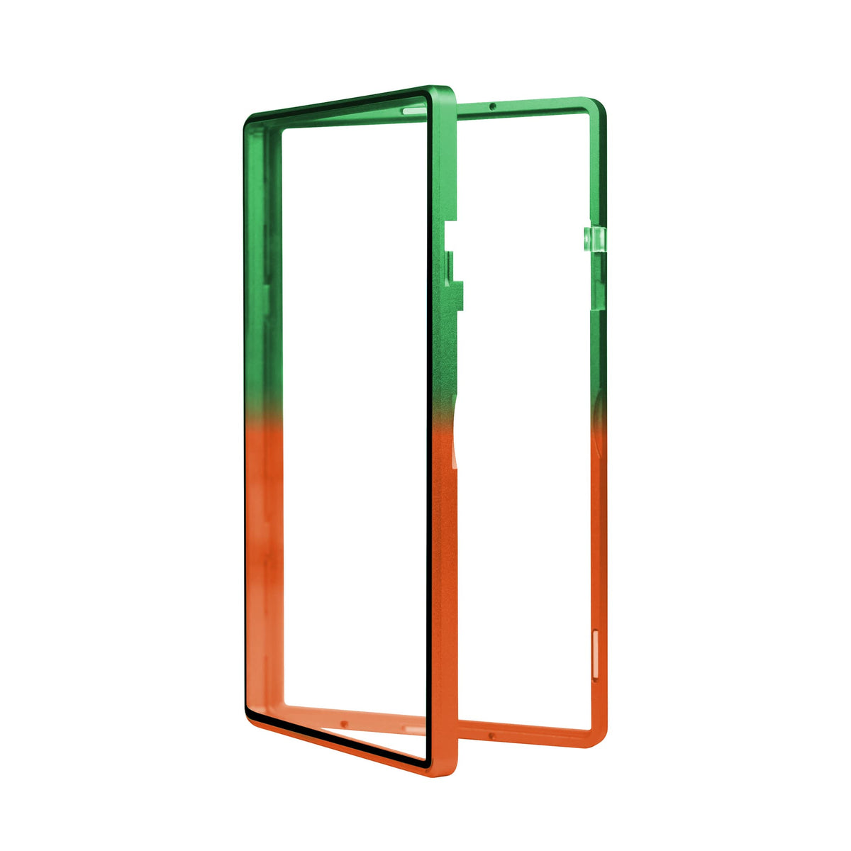 Gradient Series Standard PSA Slabmags Case - Top Green, Bottom Orange