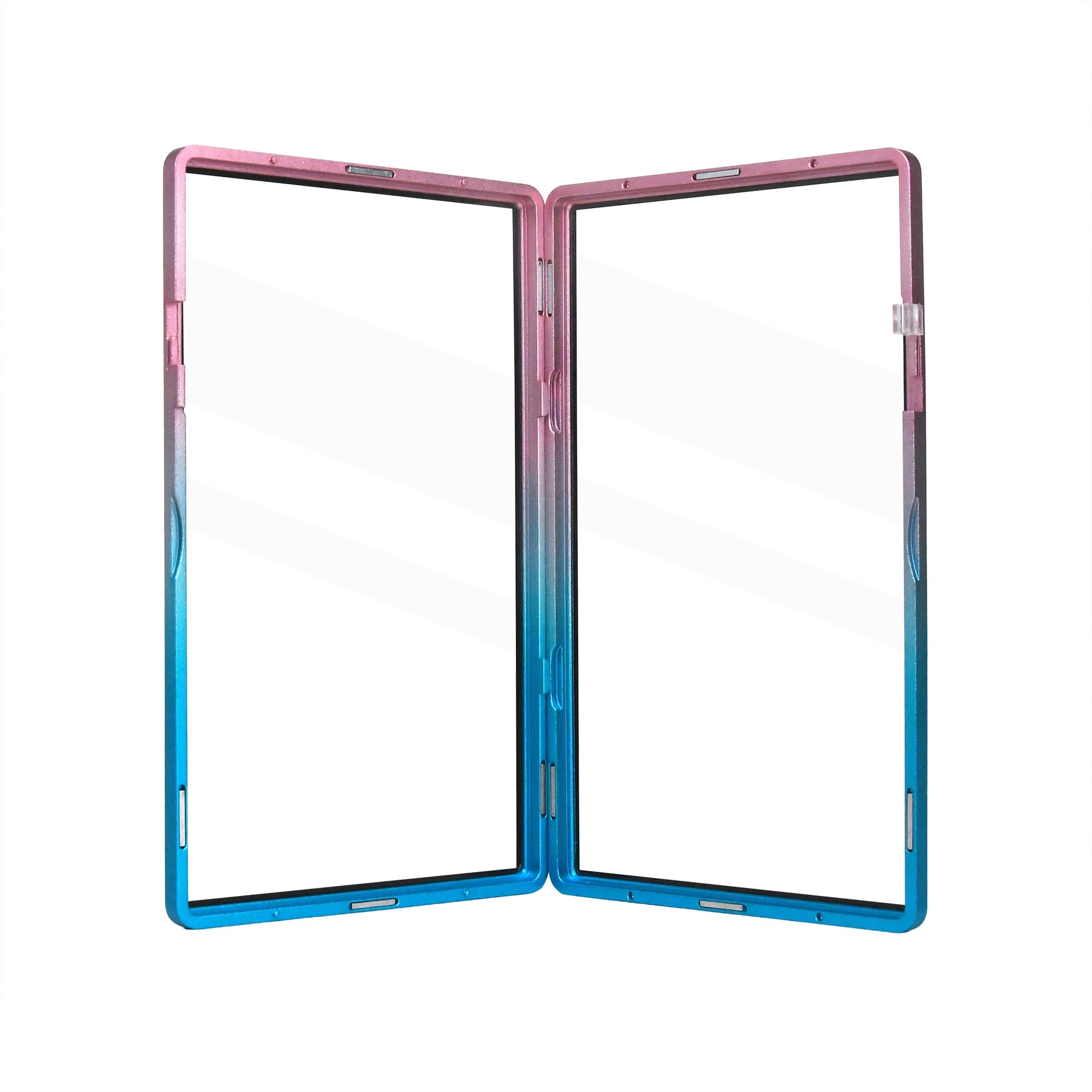 Gradient Series Standard PSA Slabmags Case - Top Pink, Bottom Aqua Blue