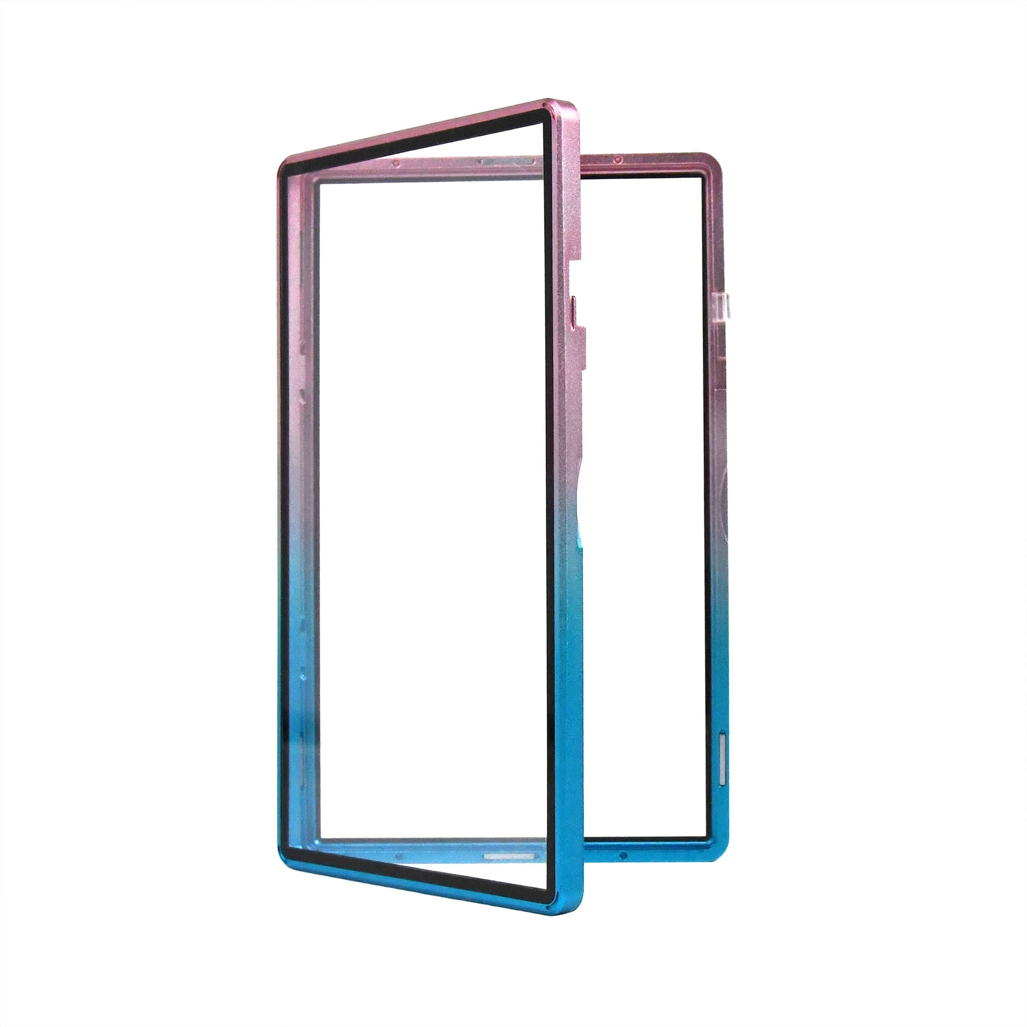 Gradient Series Standard PSA Slabmags Case - Top Pink, Bottom Aqua Blue