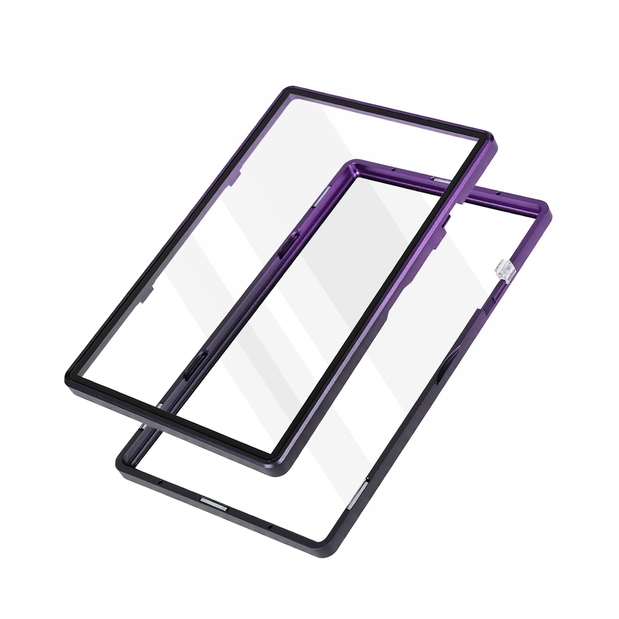 Gradient Series Standard PSA Slabmags Case - Top Purple and Bottom Black