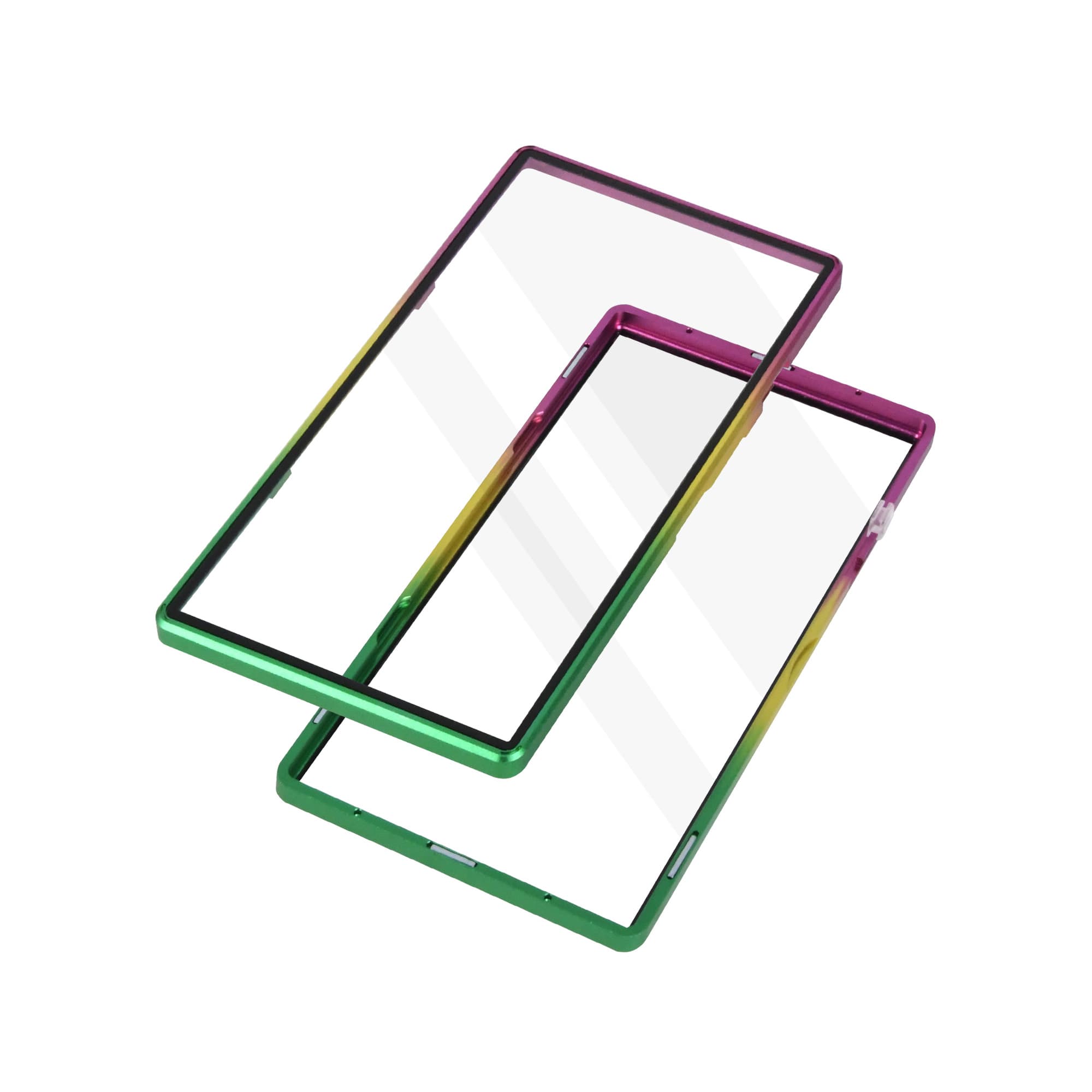 Gradient Series Standard PSA Slabmags Case - Top Violet, Middle Yellow,Bottom Green