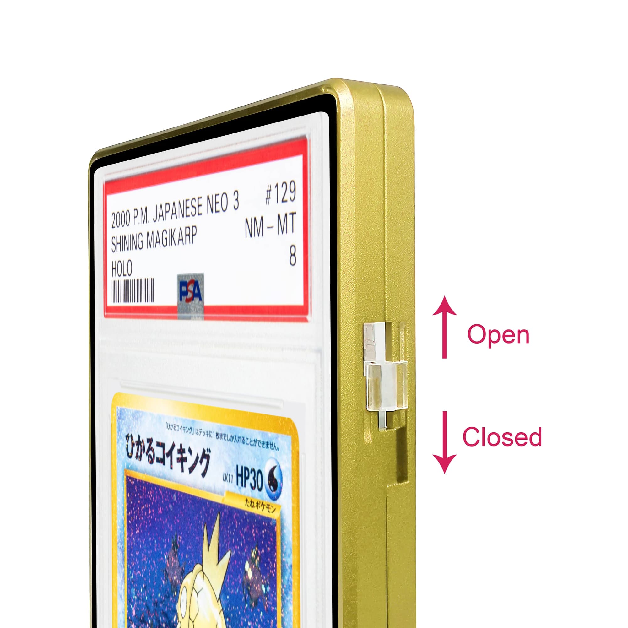 Standard PSA Slabmags Case - Matte Yellow(Compatible With Standard CGC, CSG & AGS Slabs)