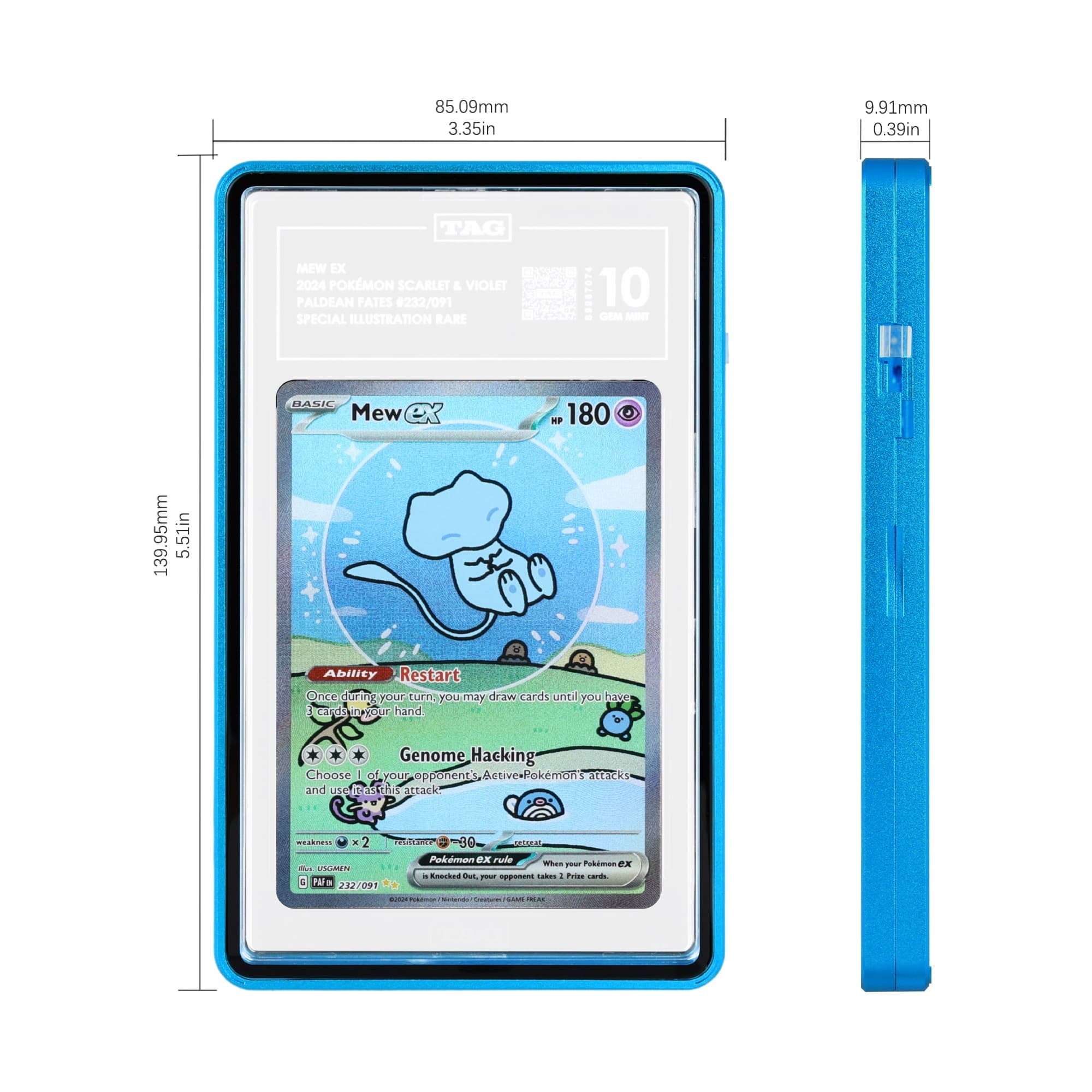 Standard TAG Slabmags Case - Matte Aqua Blue