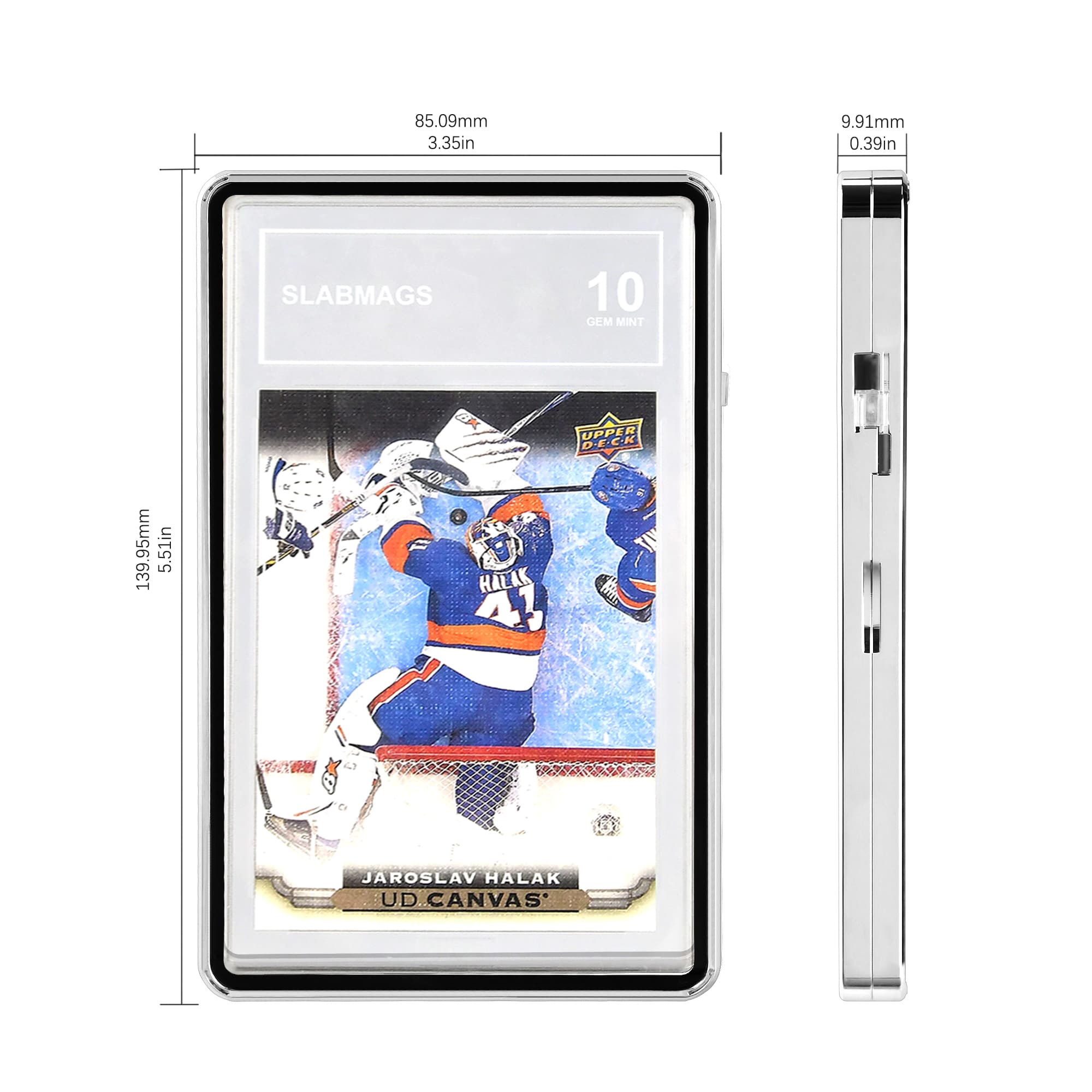 Standard TAG Slabmags Case - Metallic Silver