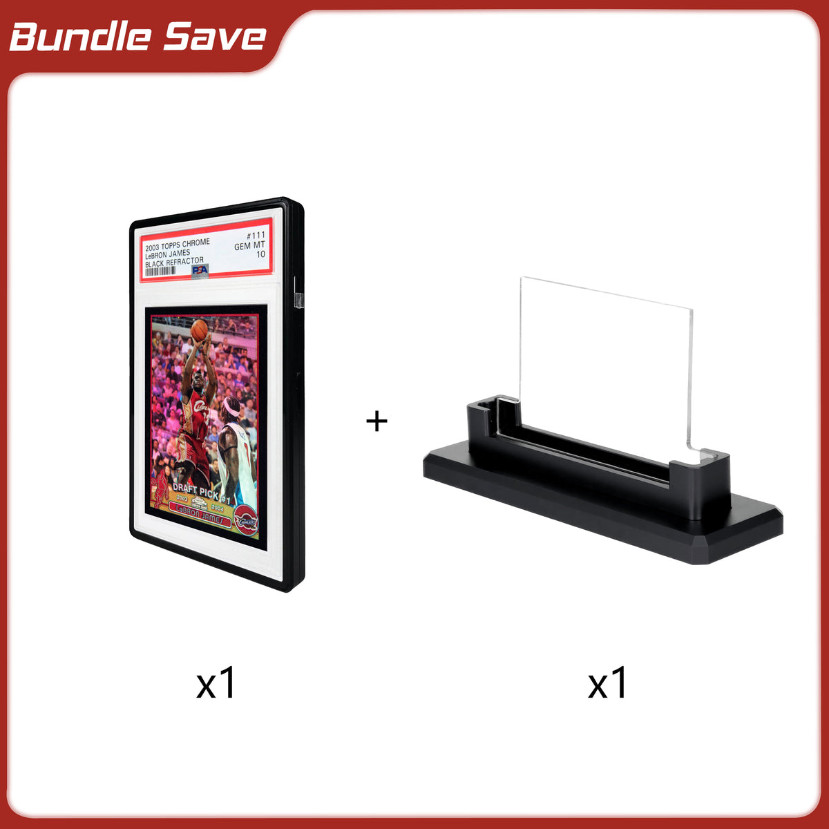 Matte Black Standard PSA Slabmags® Stand + Case