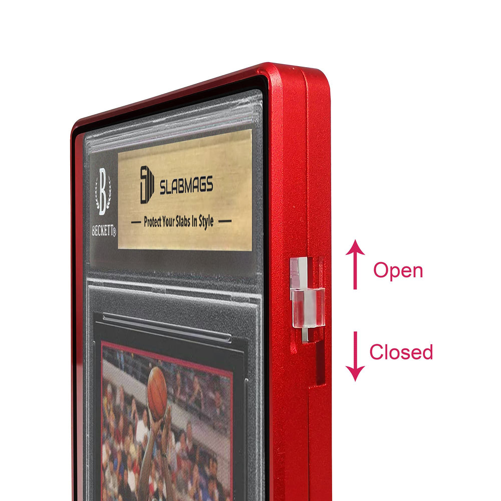 Medium Sized BGS Slabmags Case - Matte Red - Slabmags