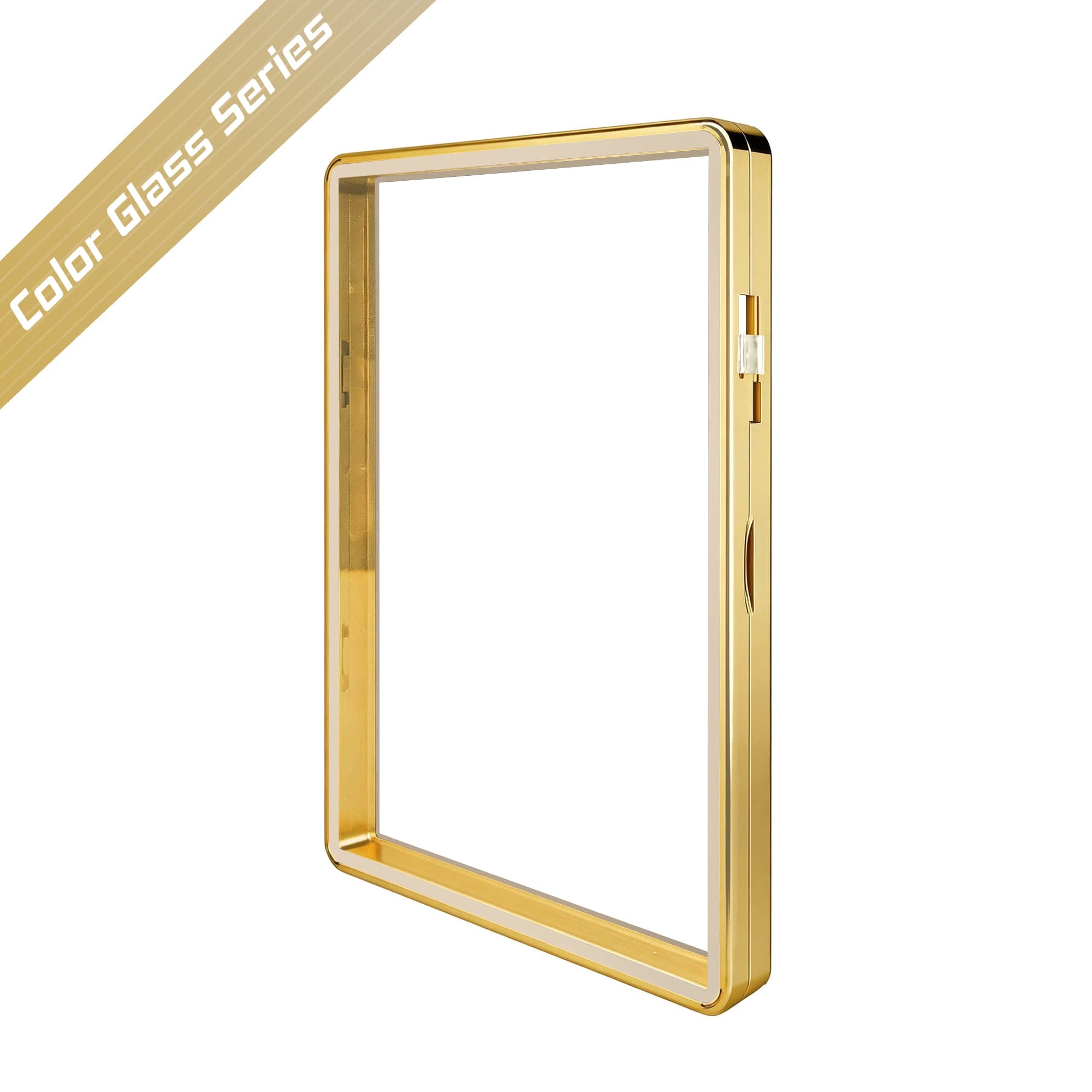 Standard BGS Slabmags Case - Metallic Gold With Gold Glass Border