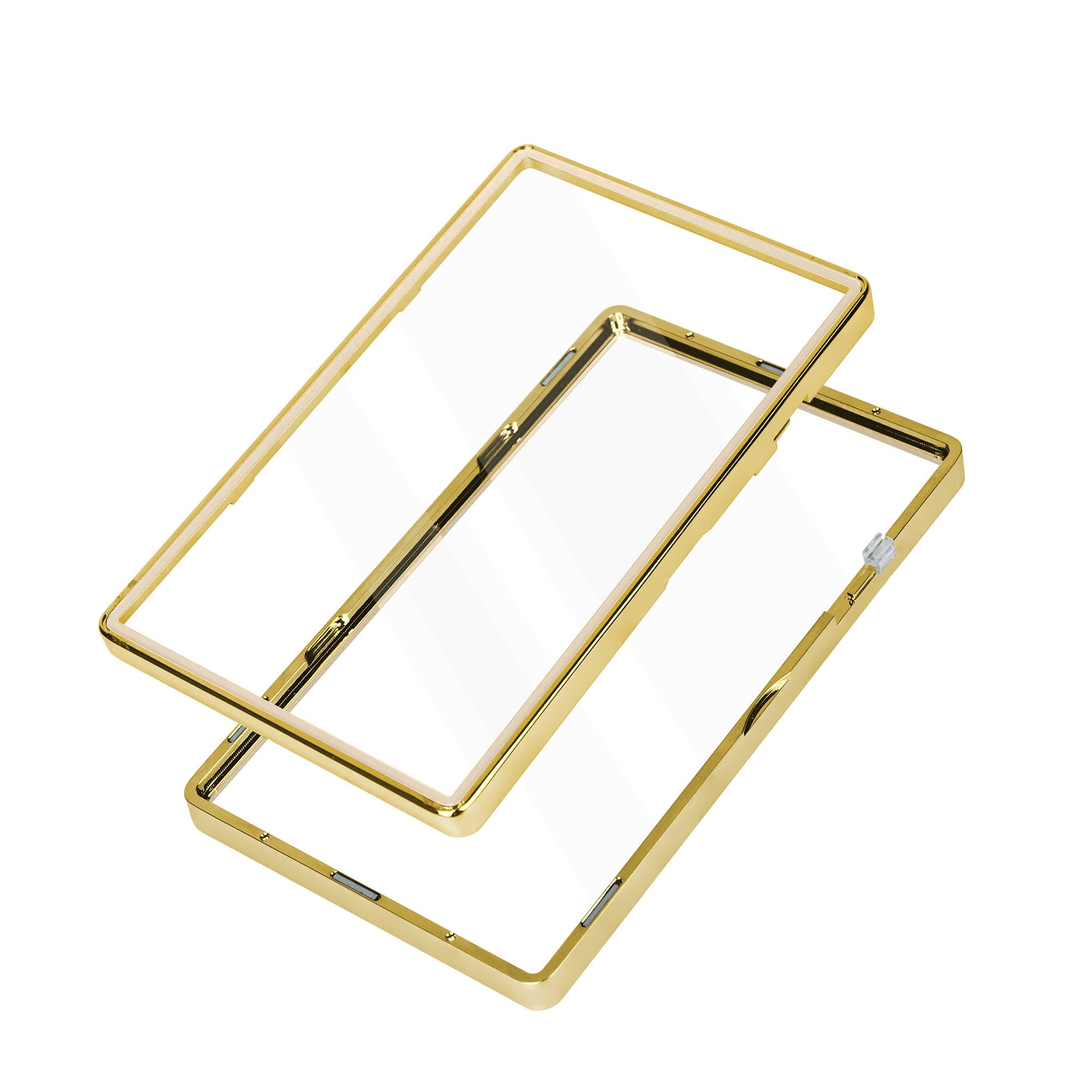 Standard BGS Slabmags Case - Metallic Gold With Gold Glass Border