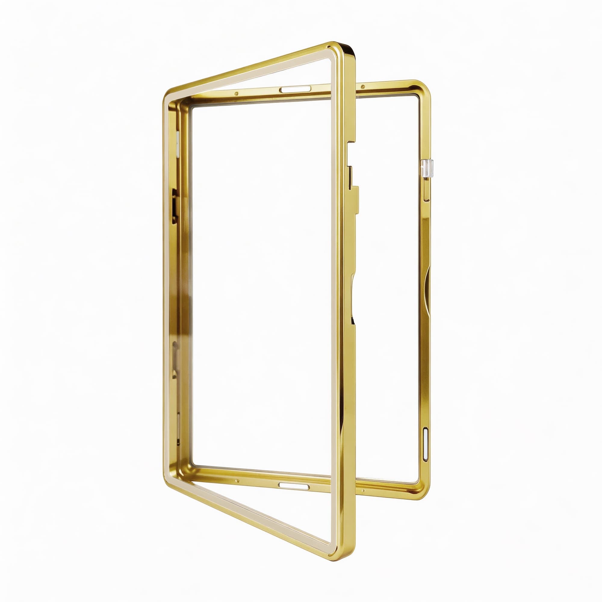 Standard BGS Slabmags Case - Metallic Gold With Gold Glass Border