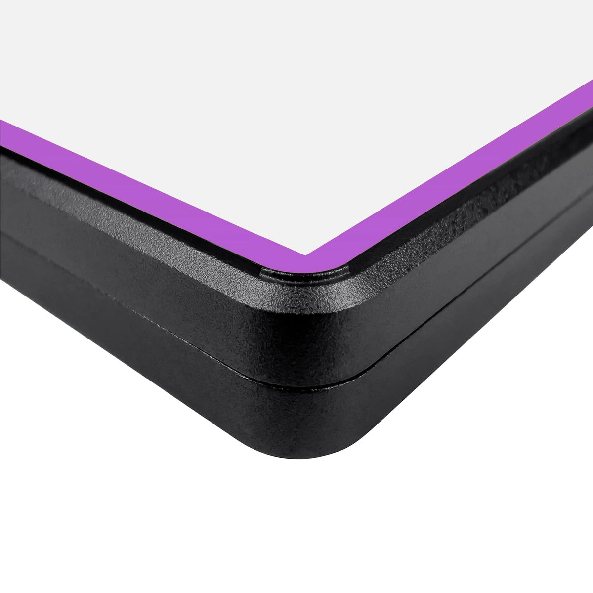 Color Glass Series Standard PSA Slabmags Case - Matte Black With Pink Glass Border