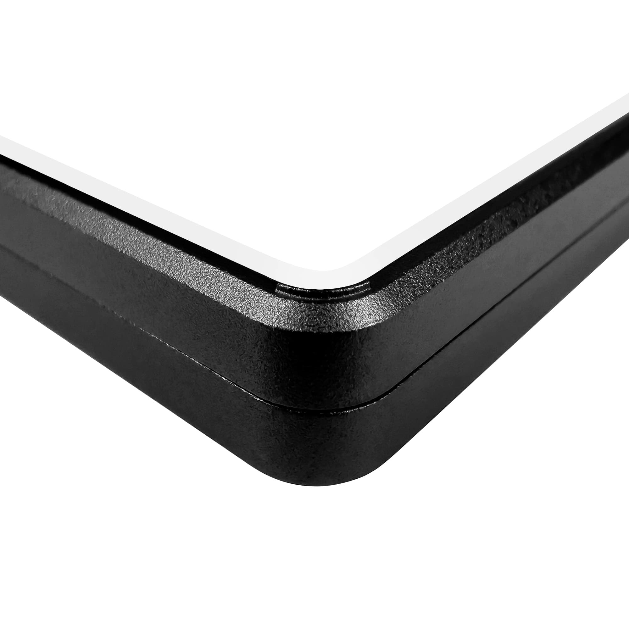 Color Glass Series Standard PSA Slabmags Case - Matte Black With White Glass Border