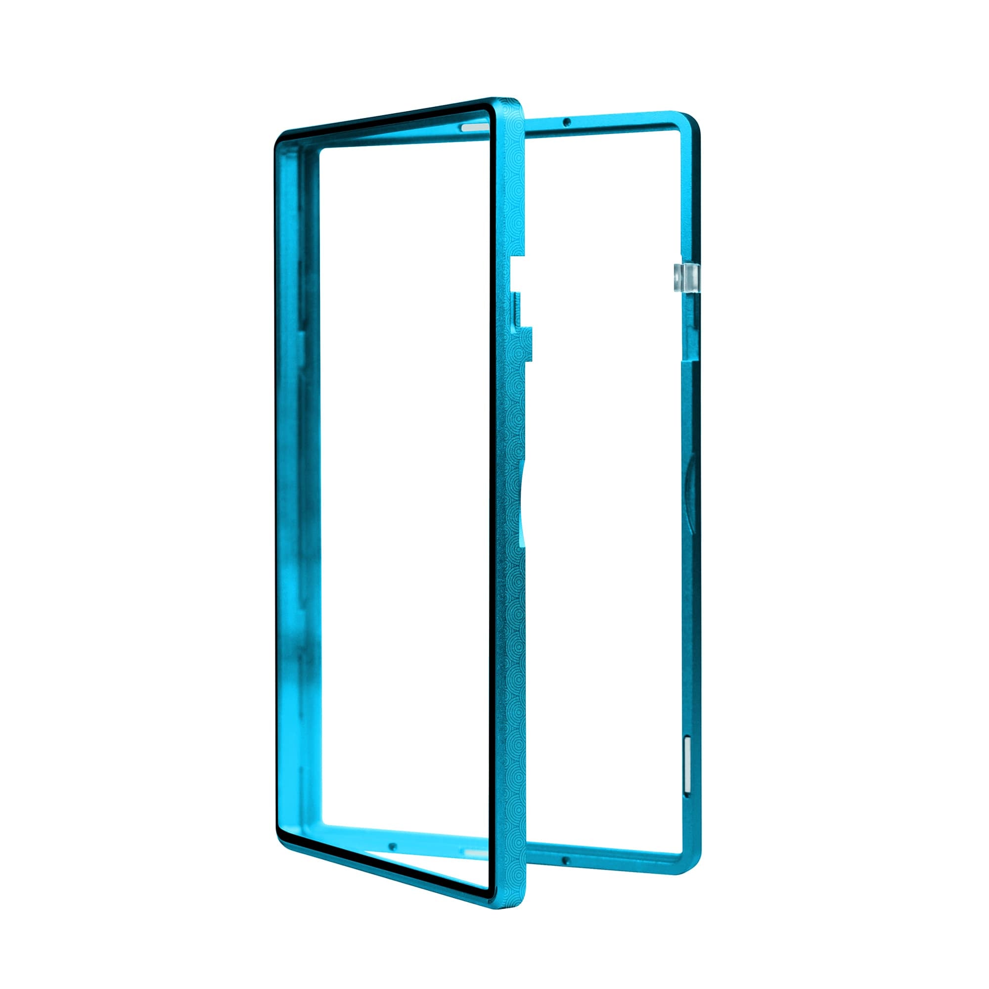 Etched Series Standard PSA Slabmags Case - Mosaic Aqua Blue