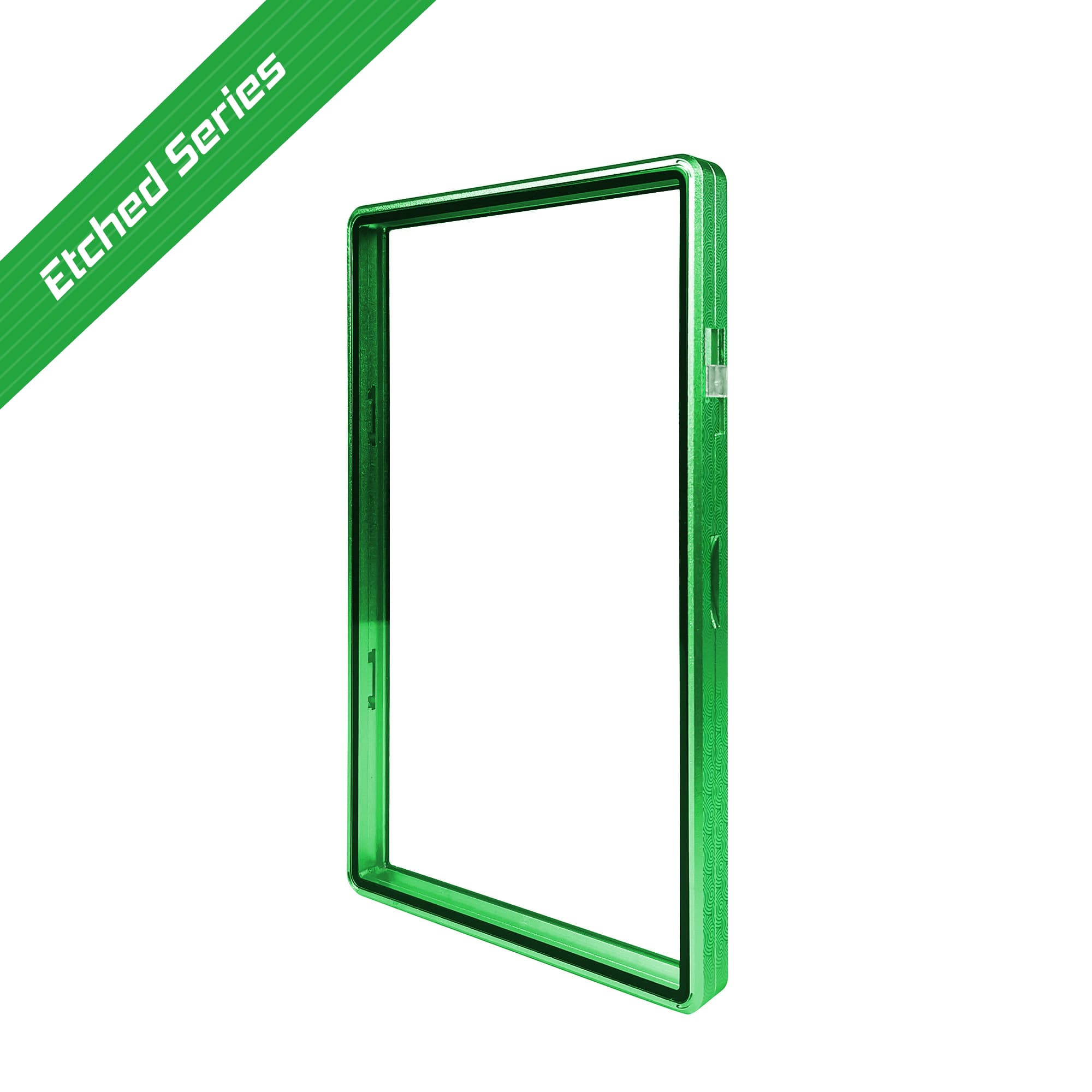 Etched Series Standard PSA Slabmags Case - Mosaic Green