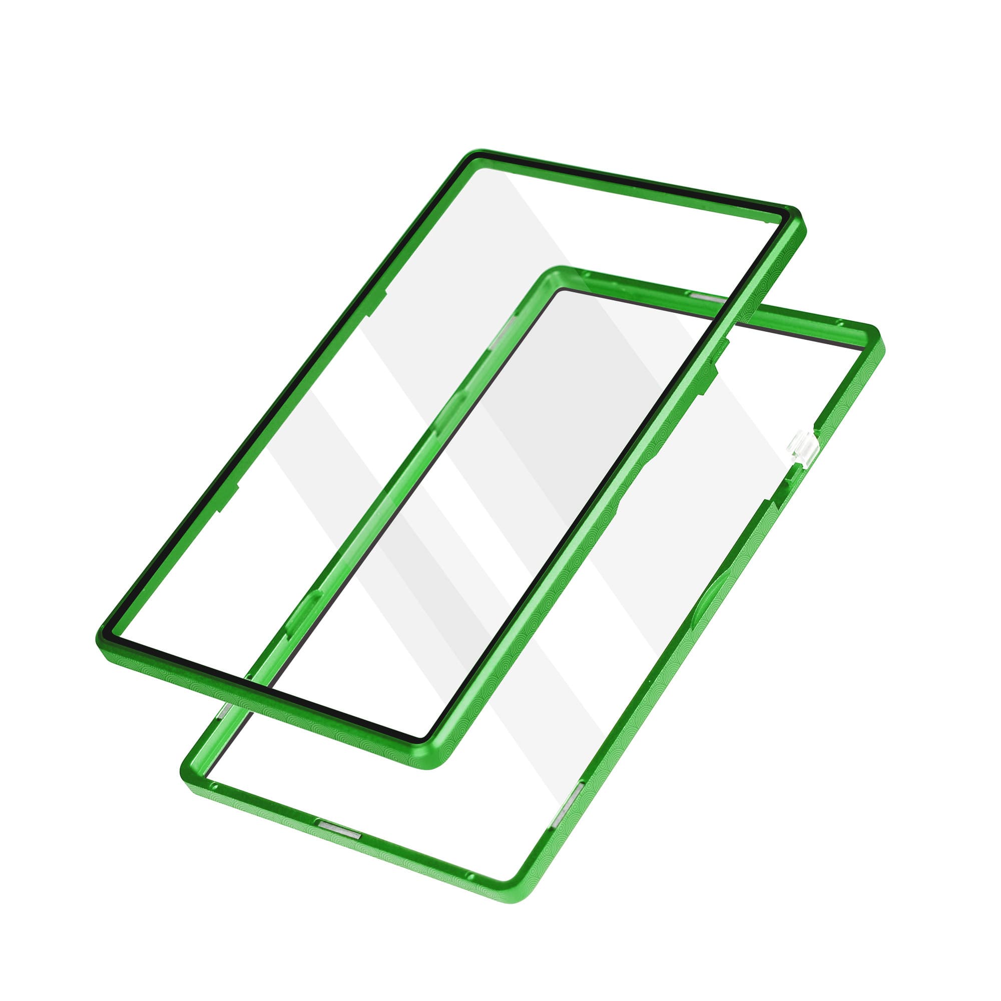 Etched Series Standard PSA Slabmags Case - Mosaic Green