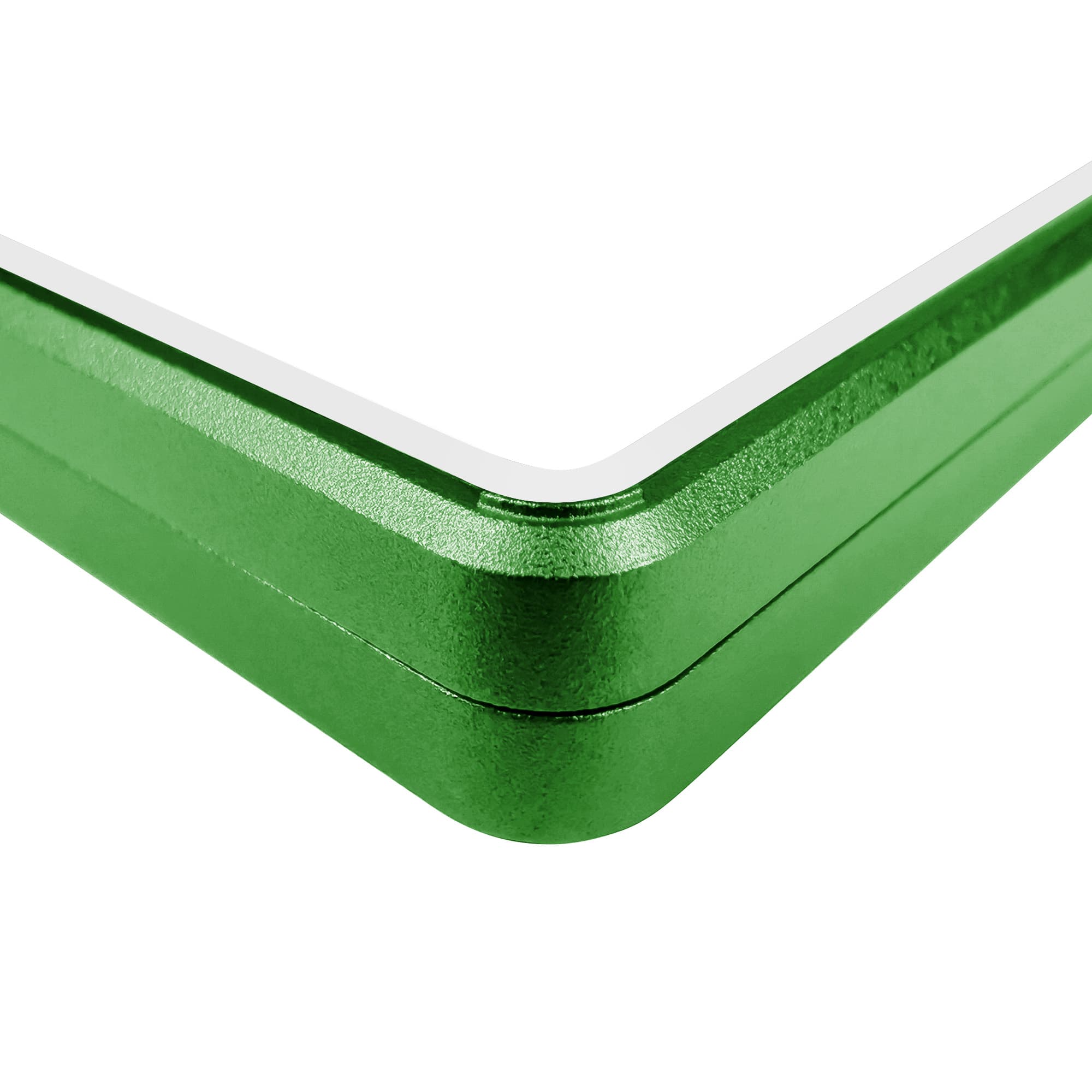 Color Glass Series Standard PSA Slabmags Case - Matte Green With White Glass Border