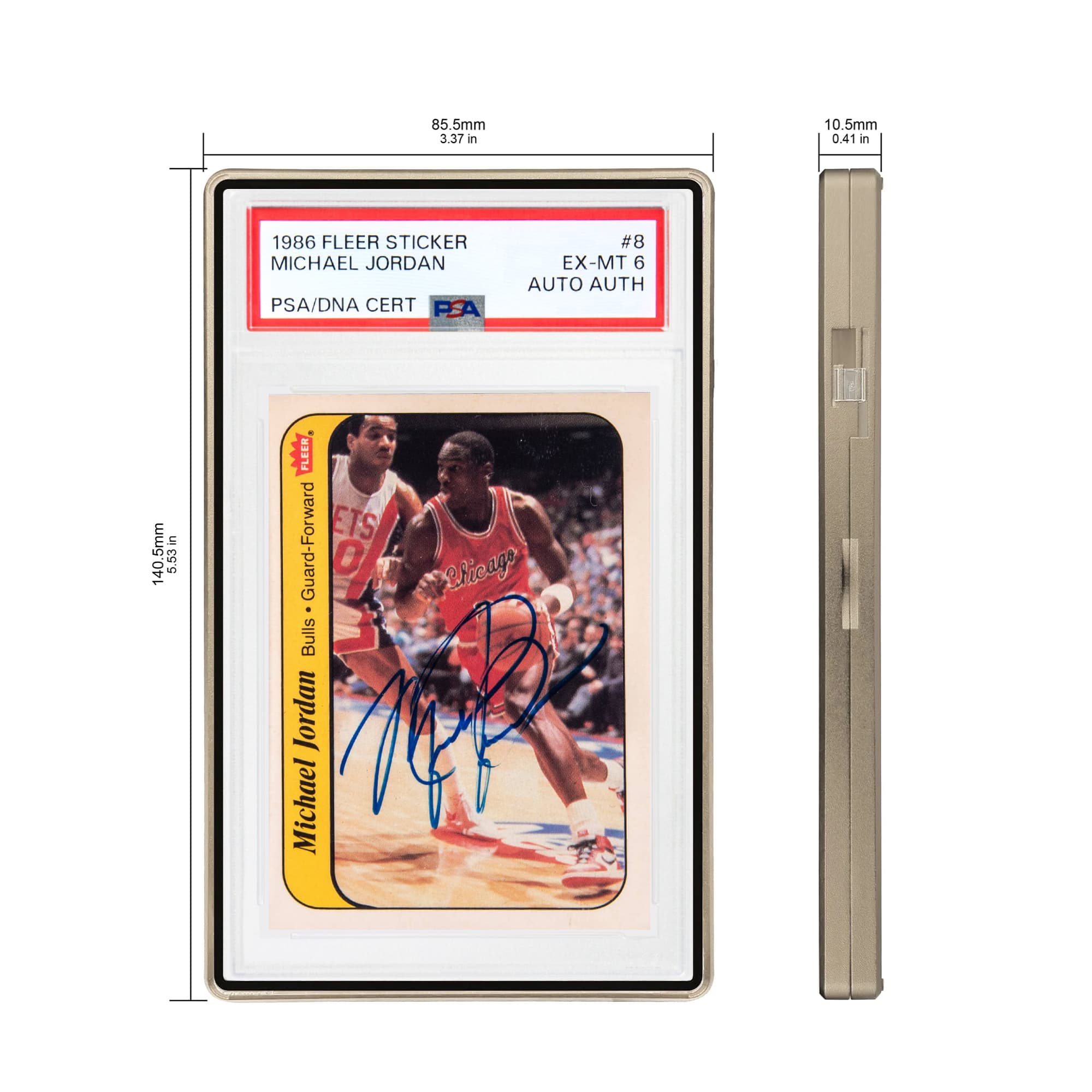 Standard PSA Slabmags Case - Matte Gold(Compatible With Standard CGC, CSG & AGS Slabs)