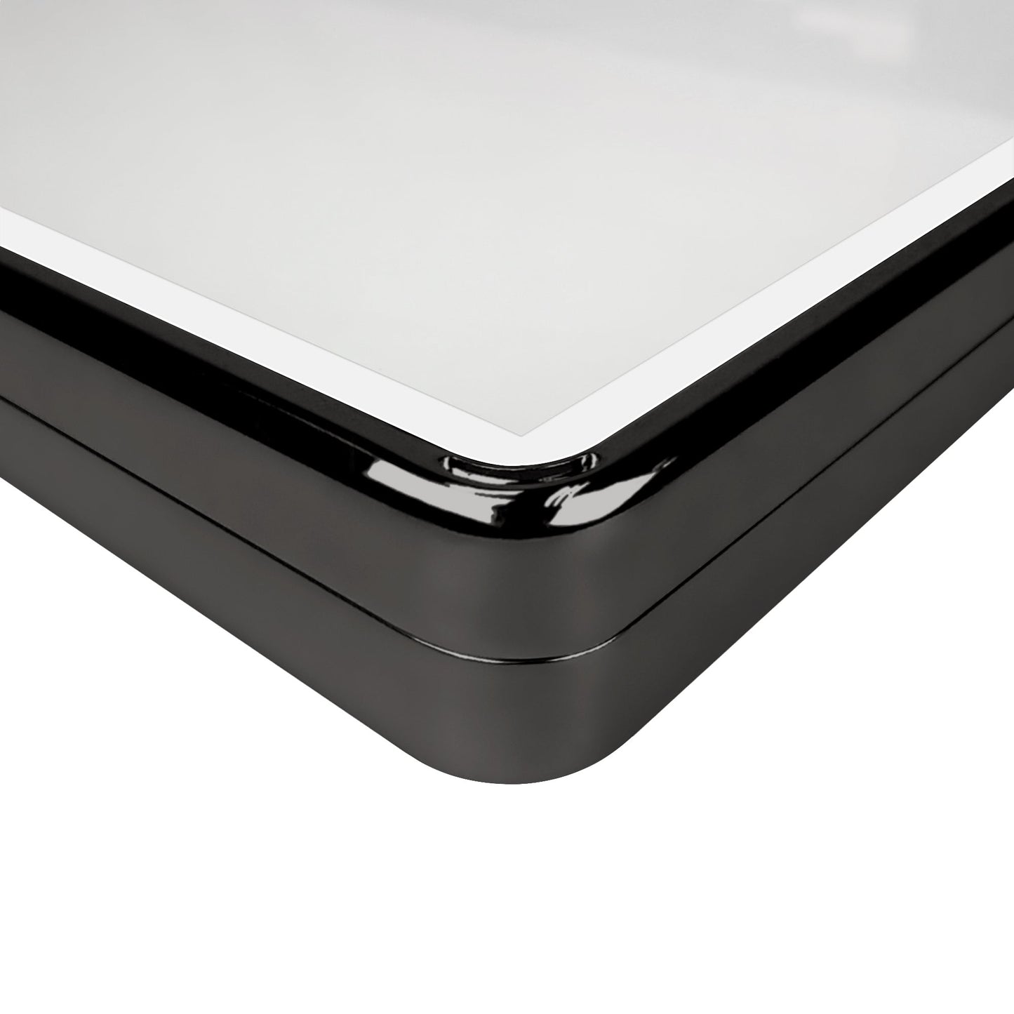 Standard PSA Slabmags Metallic Black With White Color Glass Border