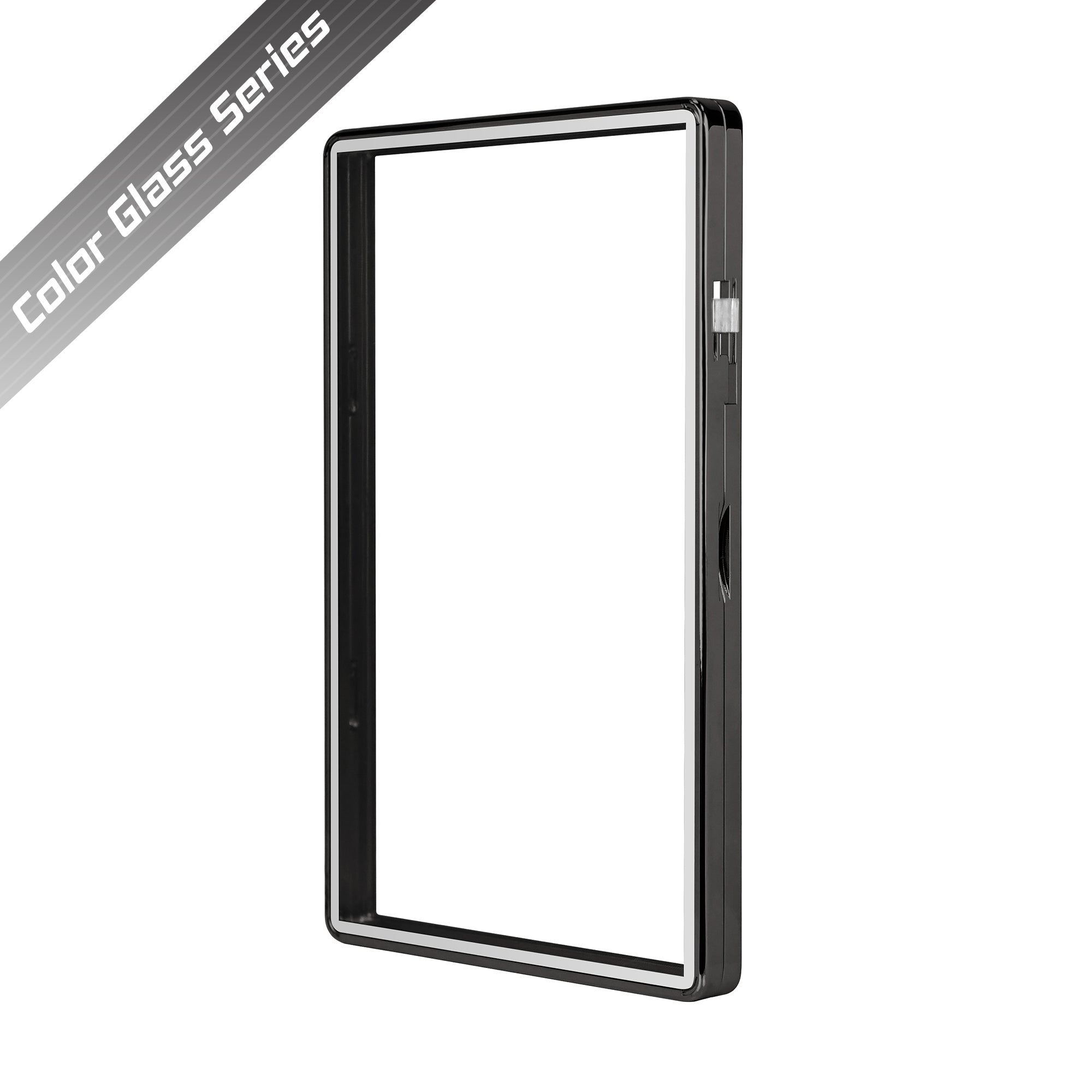 Standard PSA Slabmags - Metallic Black With White Glass Border