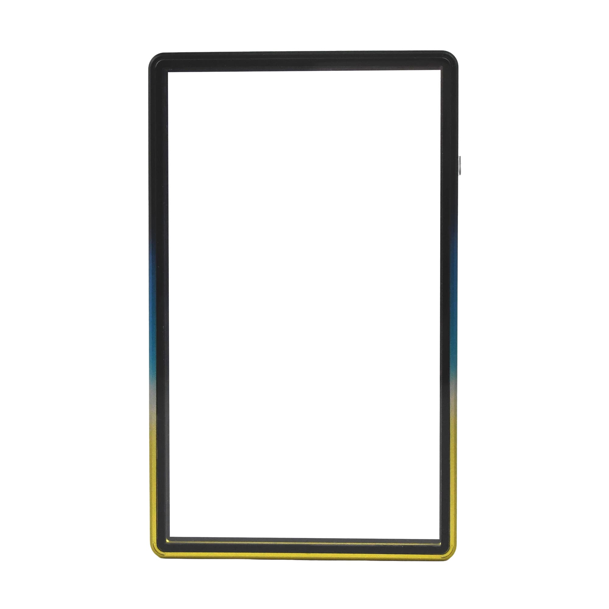Gradient Series Standard PSA Slabmags Case - Top Black, Middle Aqua Blue,Bottom Yellow