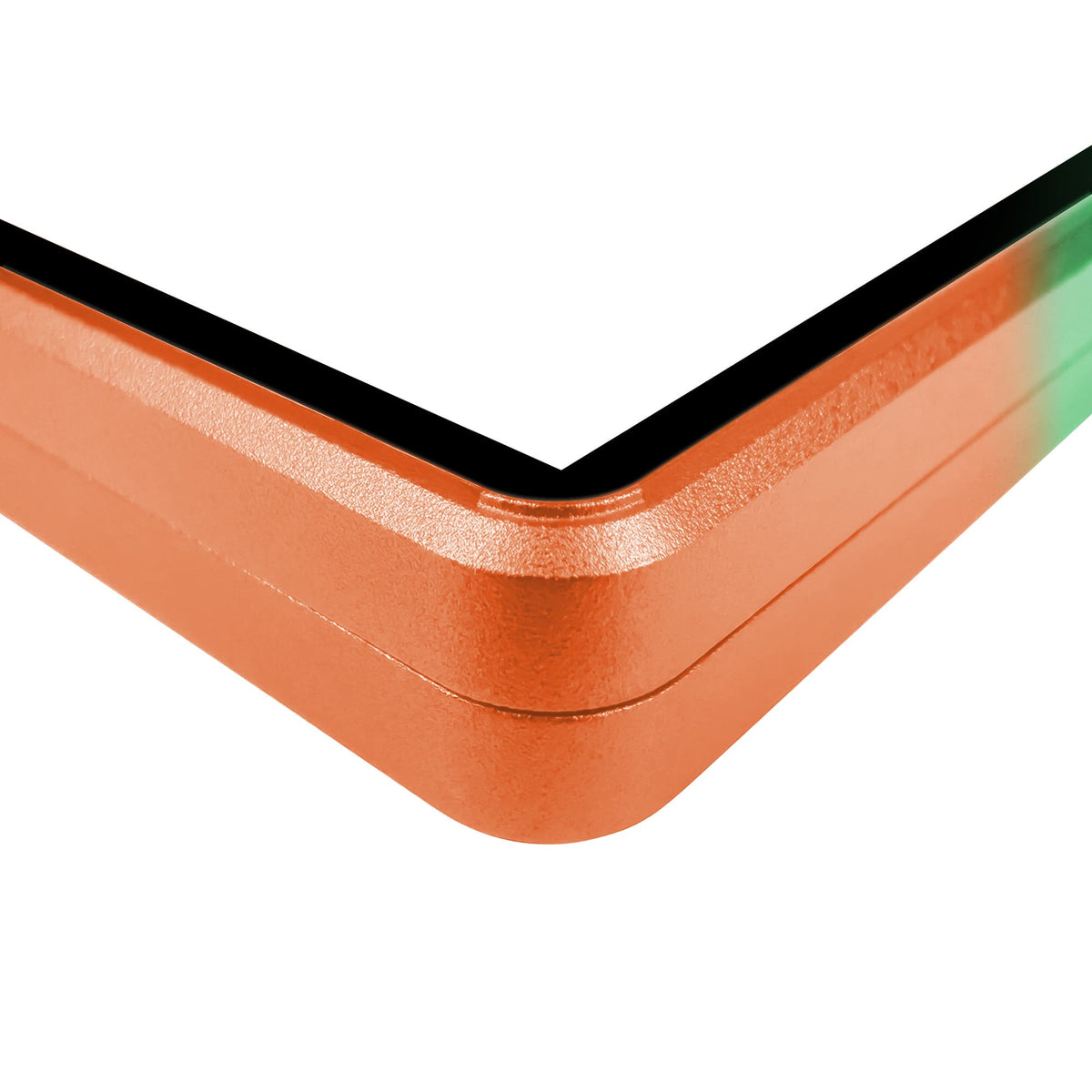 Gradient Series Standard PSA Slabmags Case - Top Green, Bottom Orange