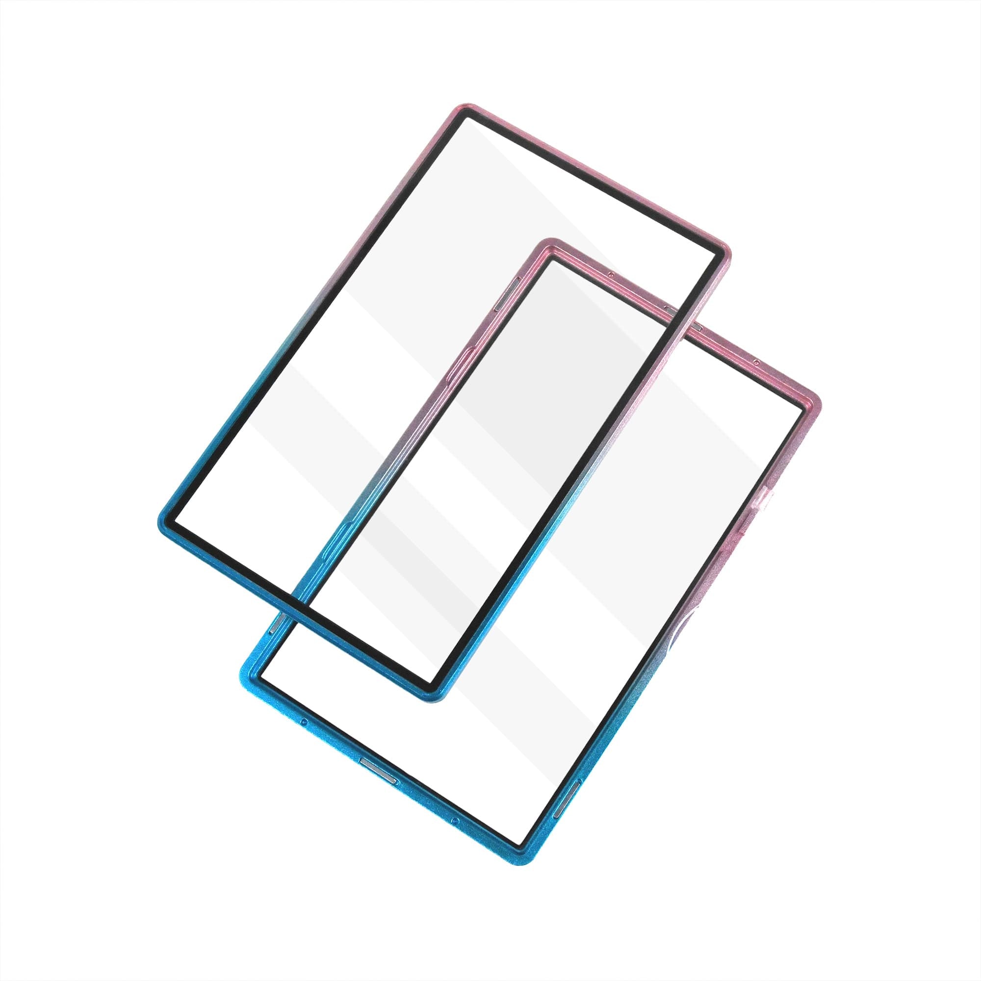 Gradient Series Standard PSA Slabmags Case - Top Pink, Bottom Aqua Blue