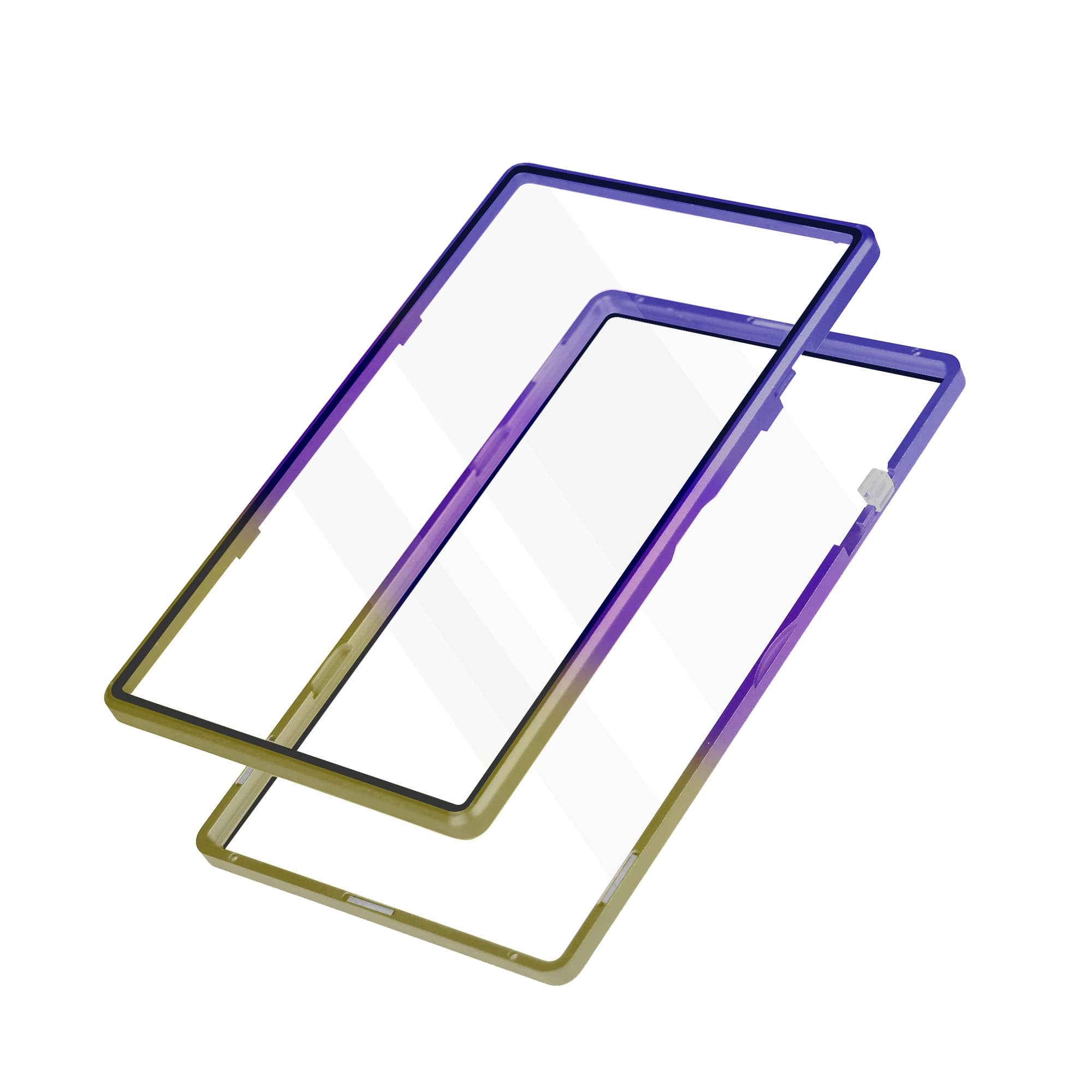 Gradient Series Standard PSA Slabmags Case - Top Purple, Middle Violet,Bottom Yellow